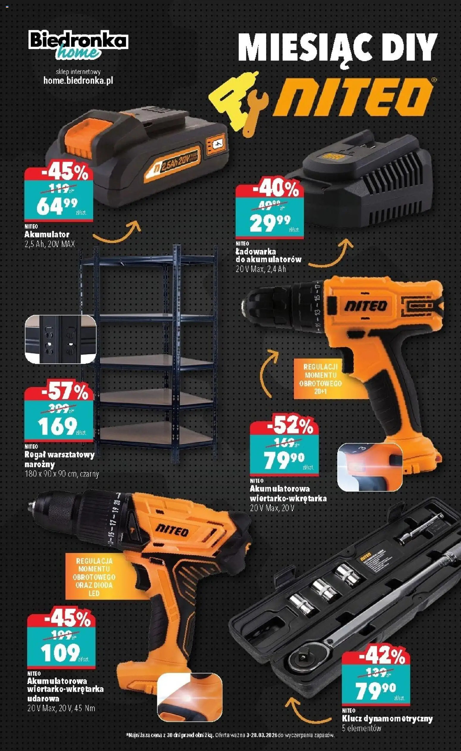 Biedronka gazetka - Home od 07.03.2026 | Strona: 7 | Produkty: Ładowarka, Regał