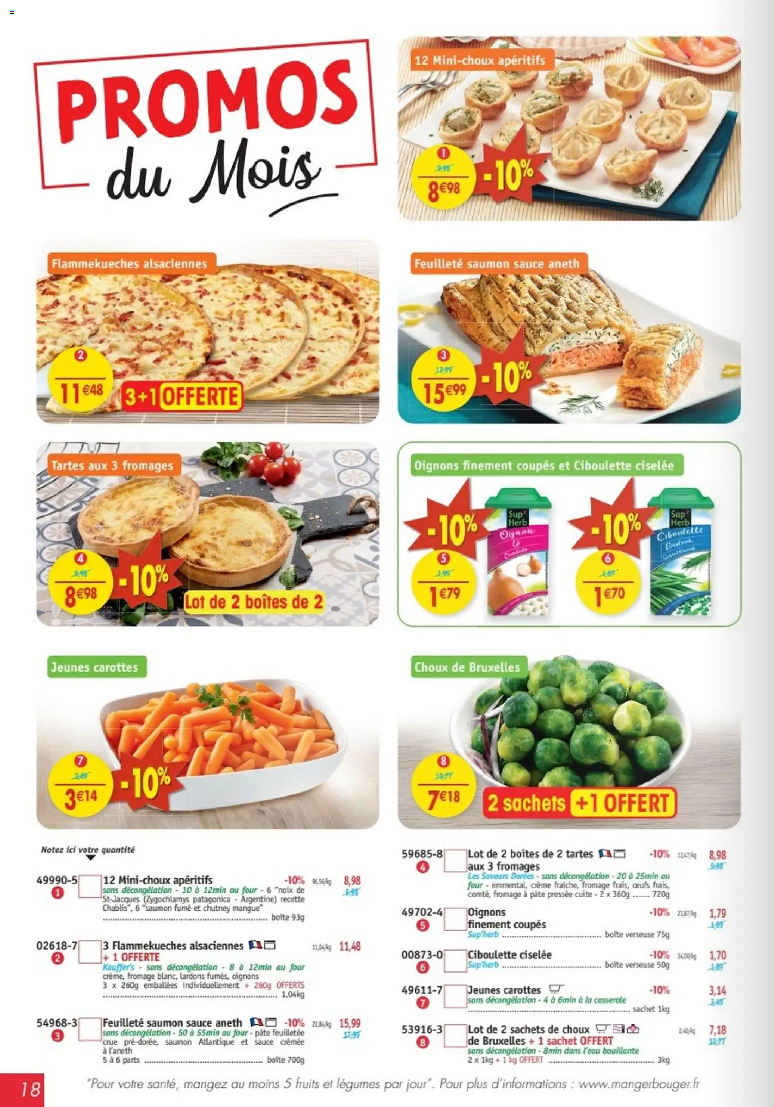{H1} | Page: 18 | Produits: Saumon fumé, Casserole, Oignon, Saumon