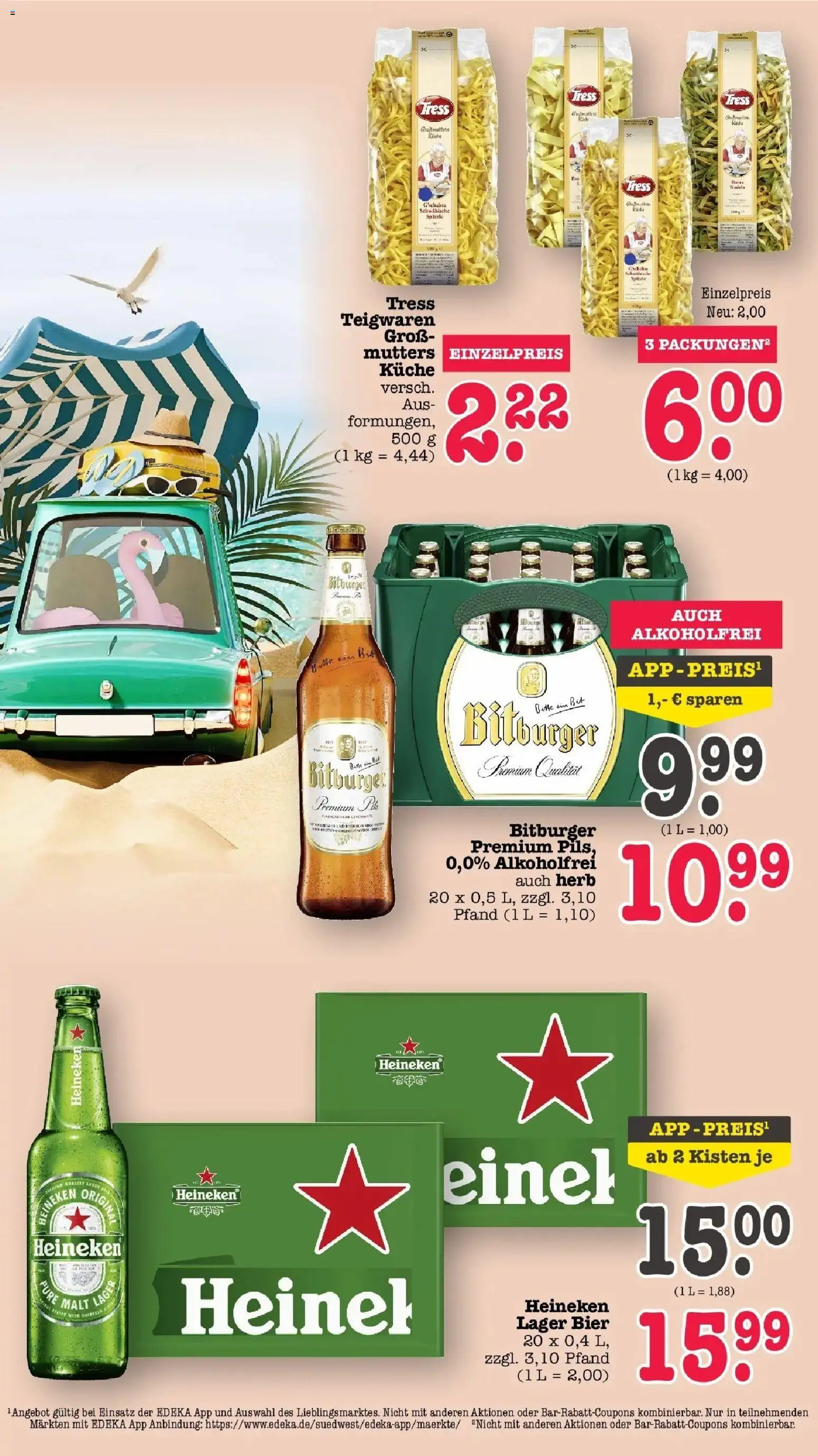 E center - E center: Wochenangebote – gültig ab 28.06.2026 | Seite: 2 | Produkte: Bitburger, Bier, Küche, Heineken