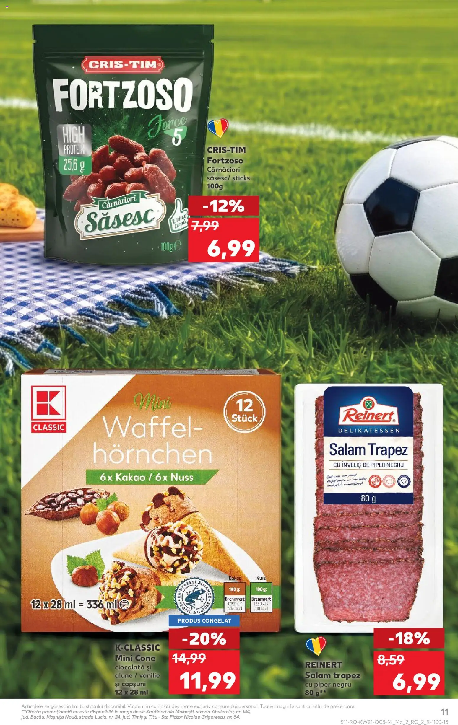 Kaufland RO akciós ujság - amely érvényes a következő dátumtól: 20.05.2026 | Oldal: 11 | Termékek: Protein