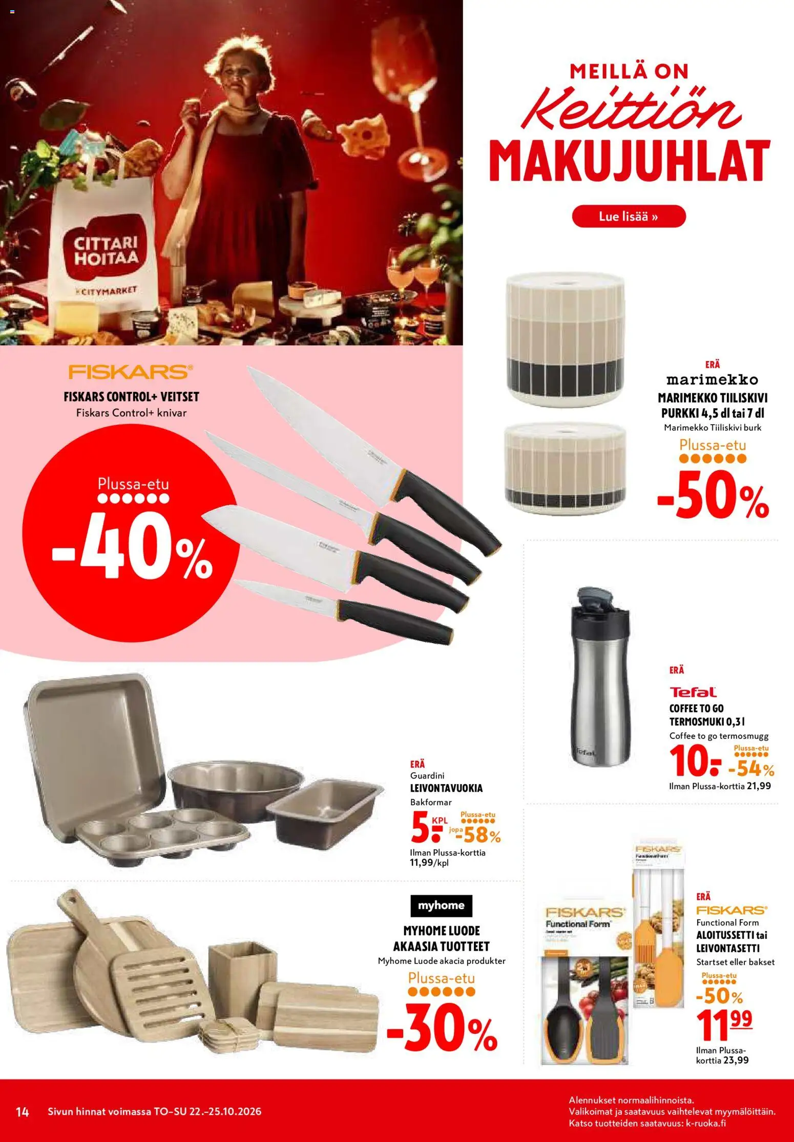 K-Citymarket tarjoukset – voimassa 22/10/2026 alkaen | Sivu: 14