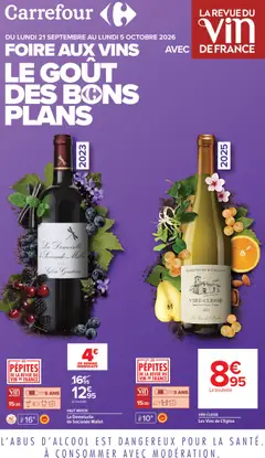 Carrefour - Prévisualisation de Carrefour Foire aux vins d automne valide à partir de 21/09/2026