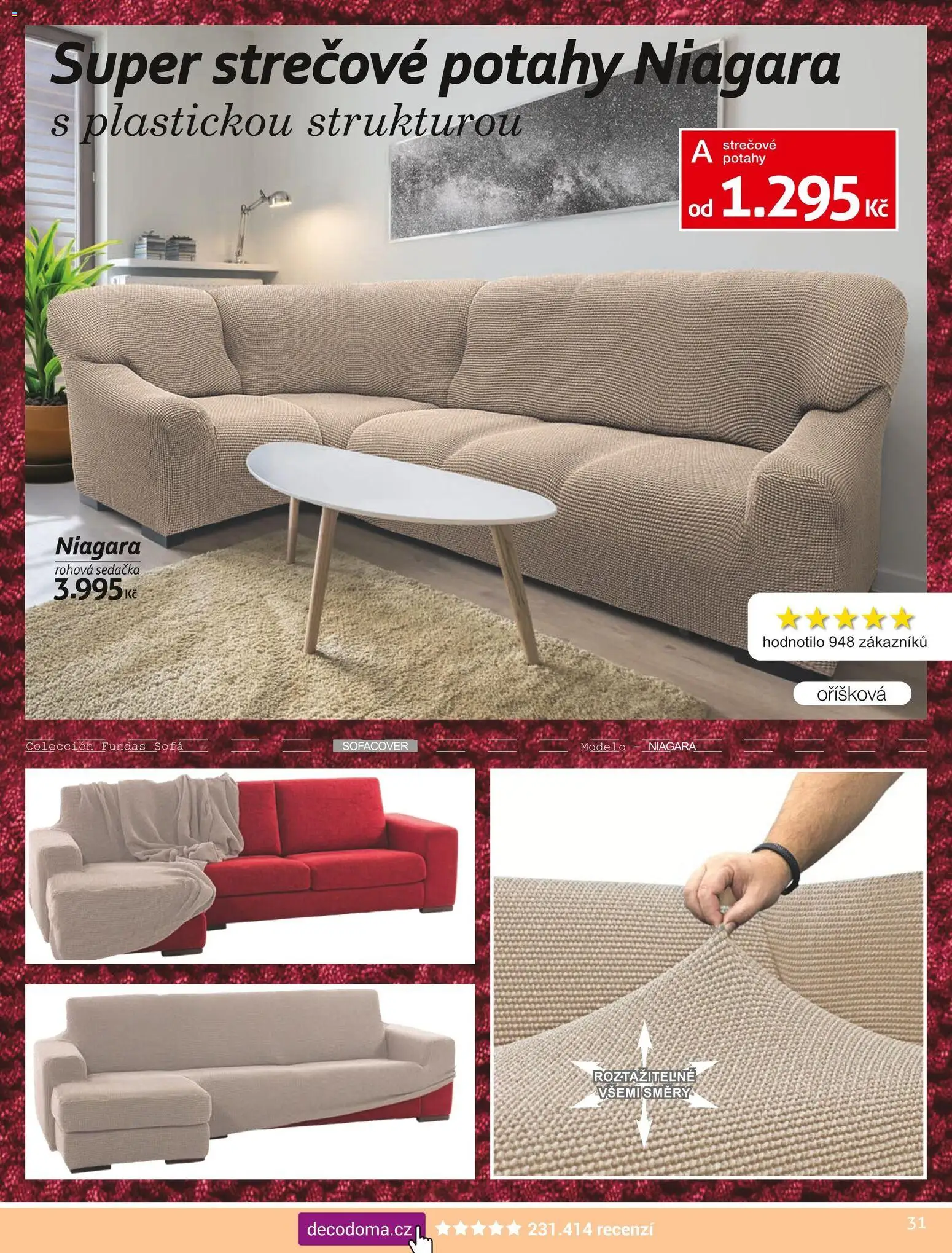 Decodoma katalog Podzim 2026 od 01.09.2026 | Strana: 31 | Produkty: Sedačka