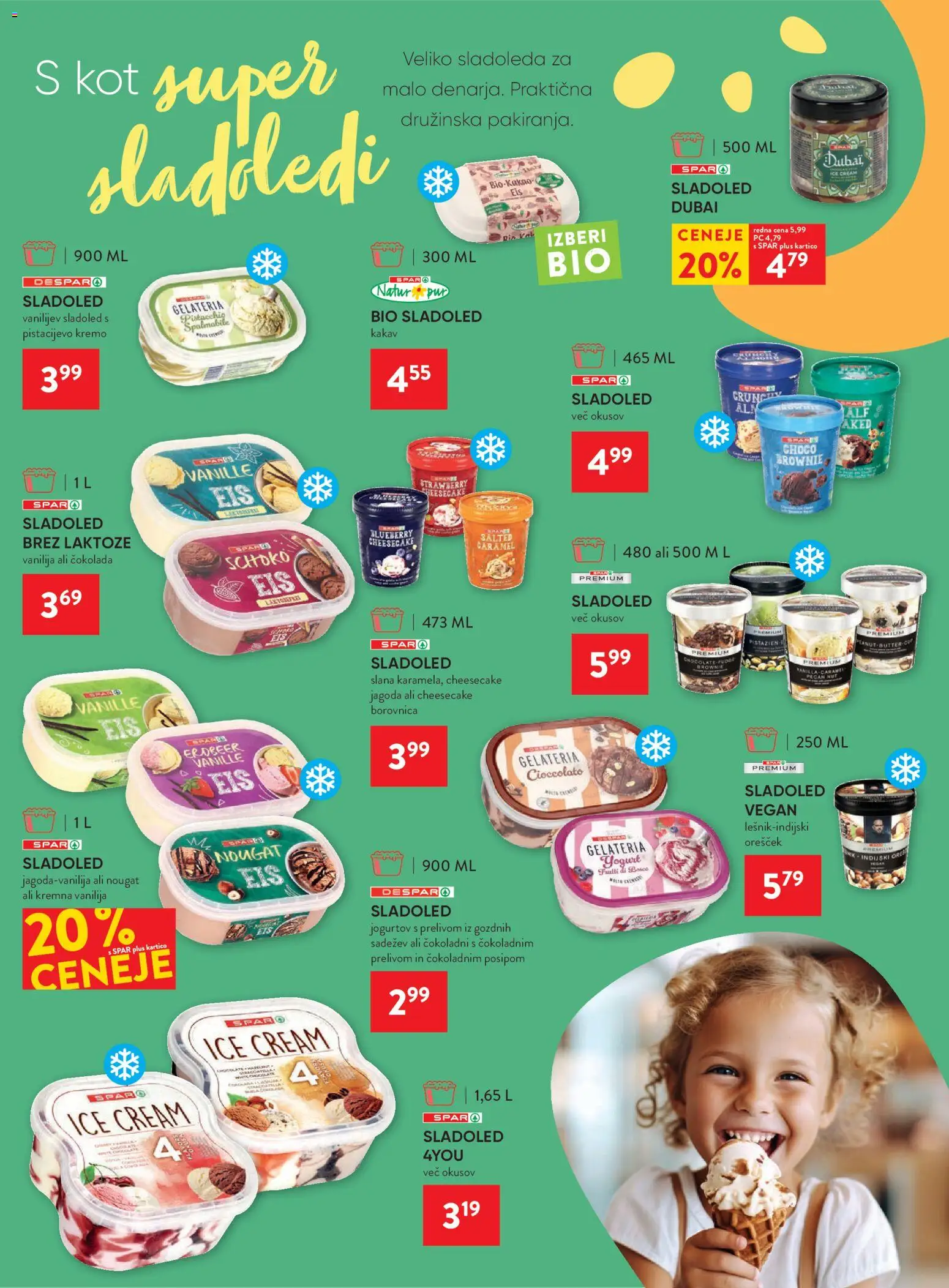 Novi Spar katalog ponudbe – veljaven od 17.06.2026 | Stran: 10 | Izdelki: Kakav, Cokolada, Sladoled