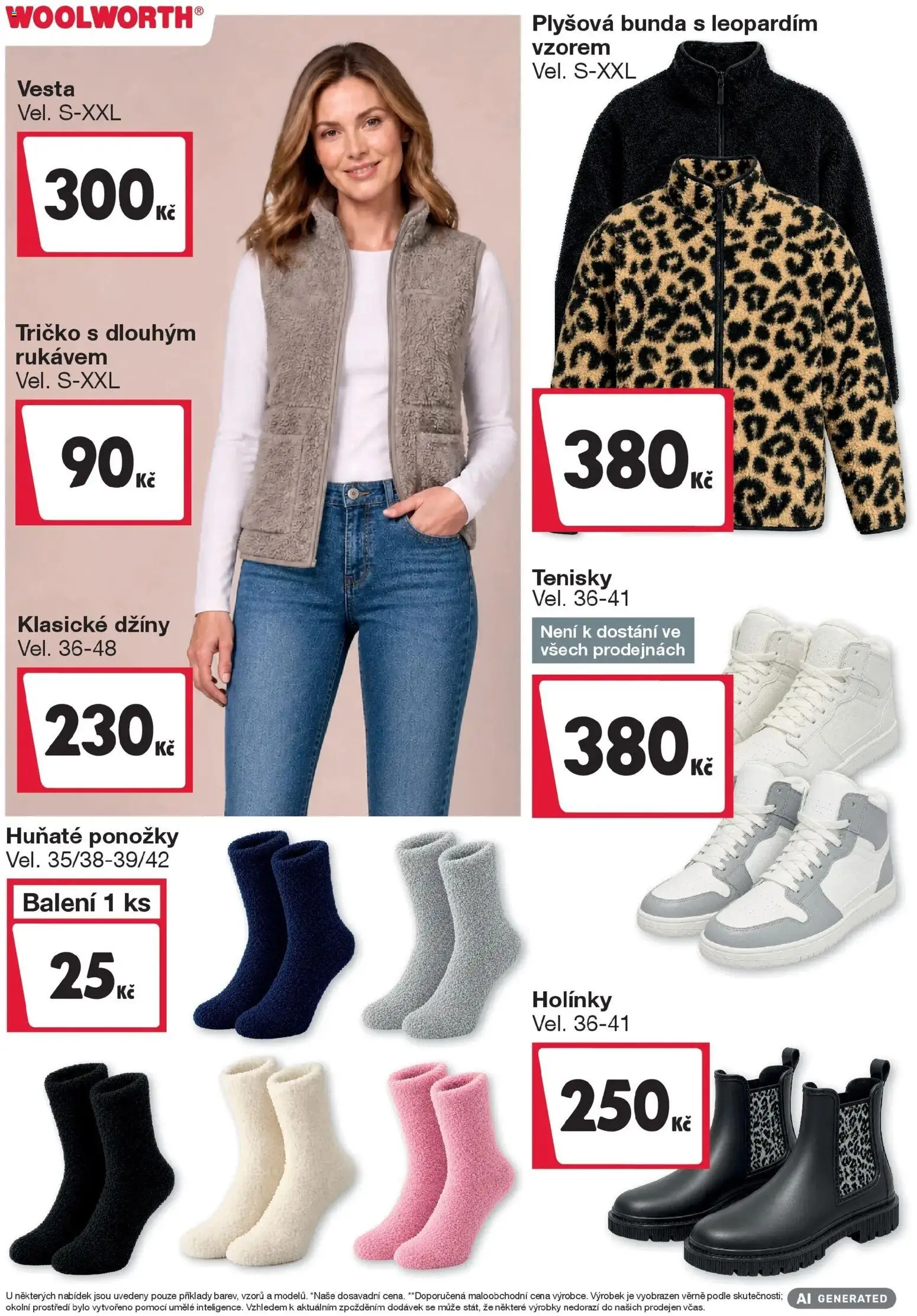 Woolworth leták - Trebic od 11.09.2026 - akční nabídka | Strana: 6 | Produkty: Tričko, Bunda, Holínky, Džíny
