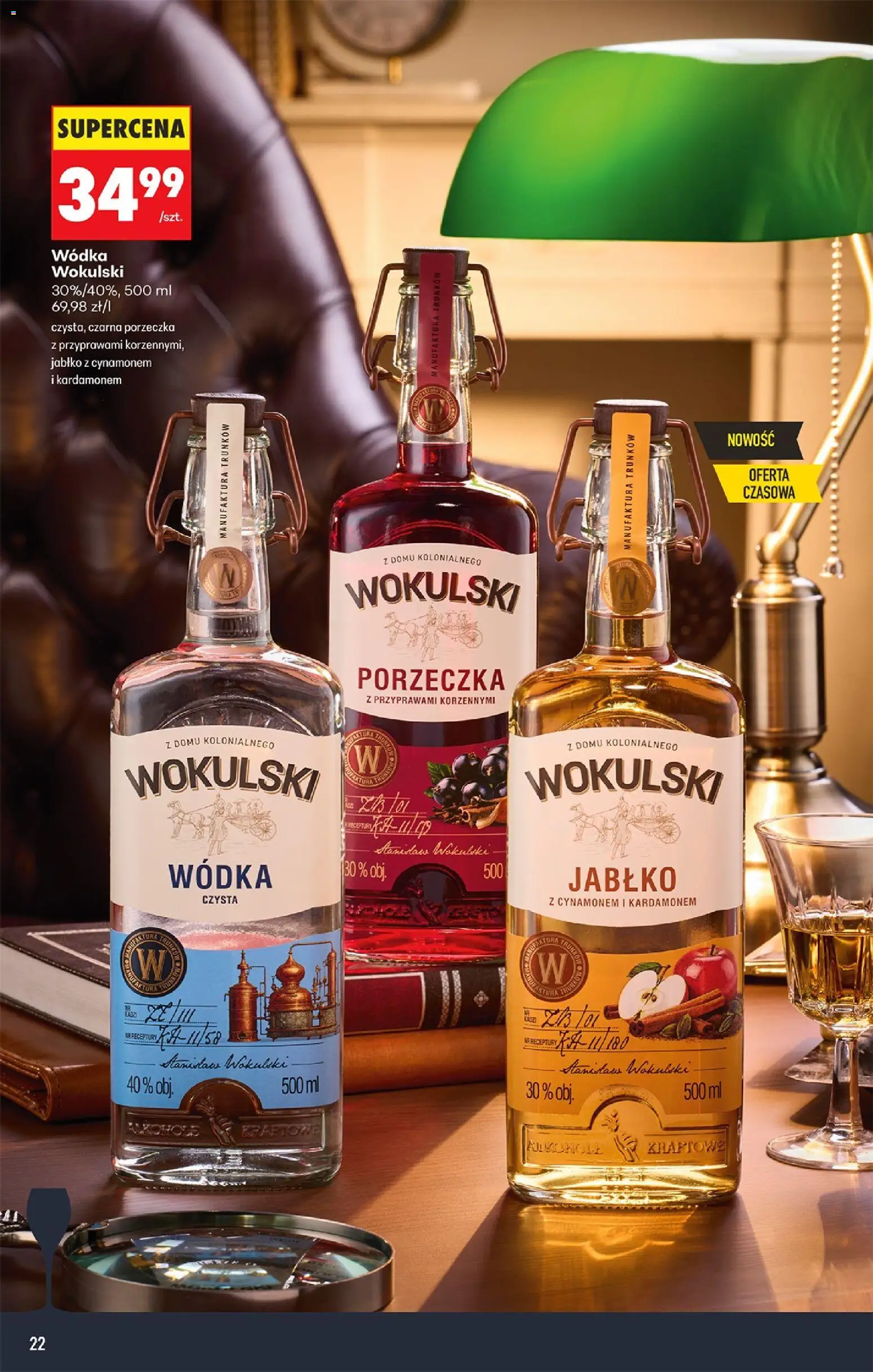 Biedronka gazetka - Czas na toast od 21.09.2026 | Strona: 24 | Produkty: Alkohole, Porzeczka, Vodka, Wódka