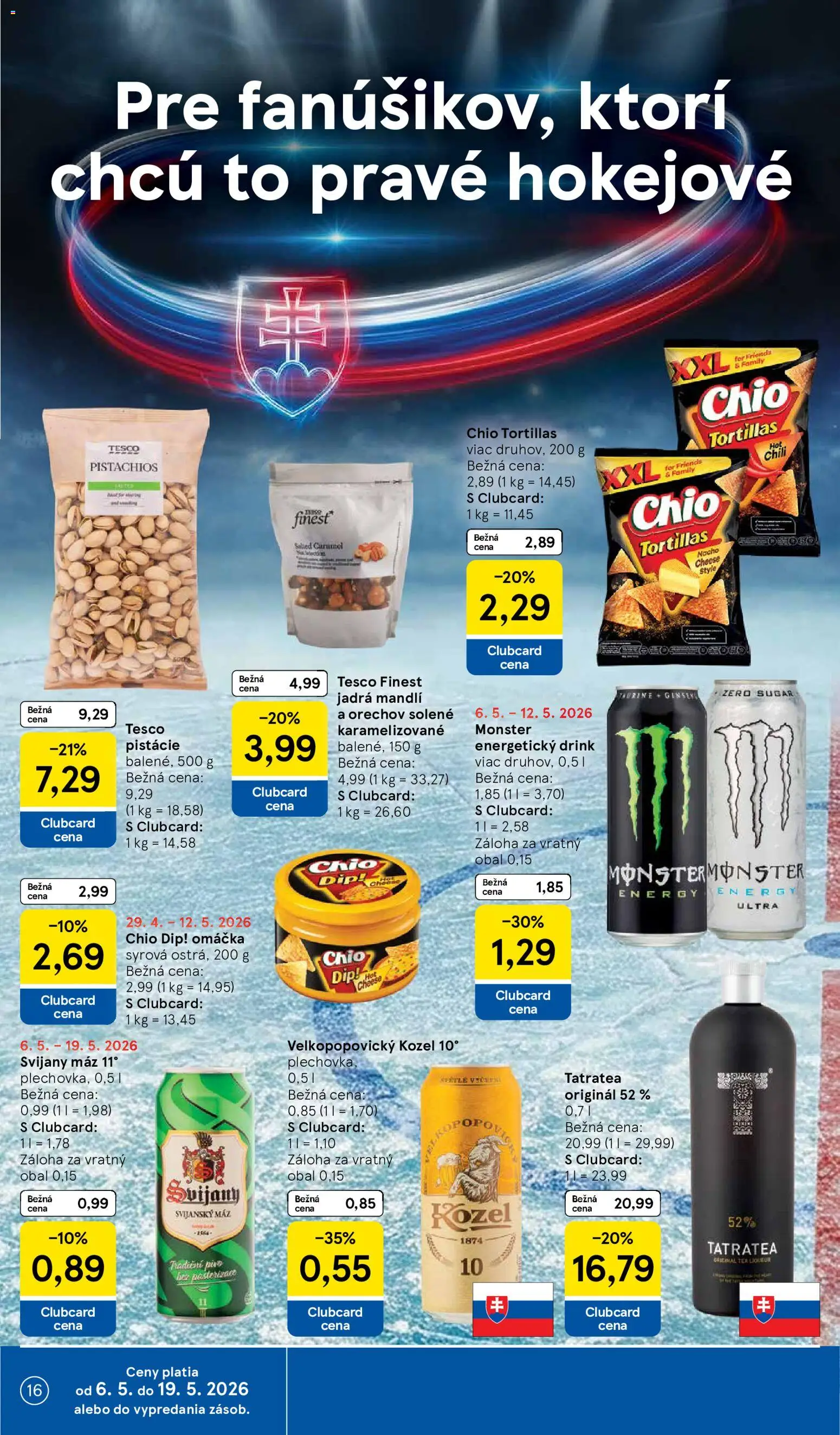 Nové Tesco akcie – leták je platný od 06.05.2026 | Strana: 16