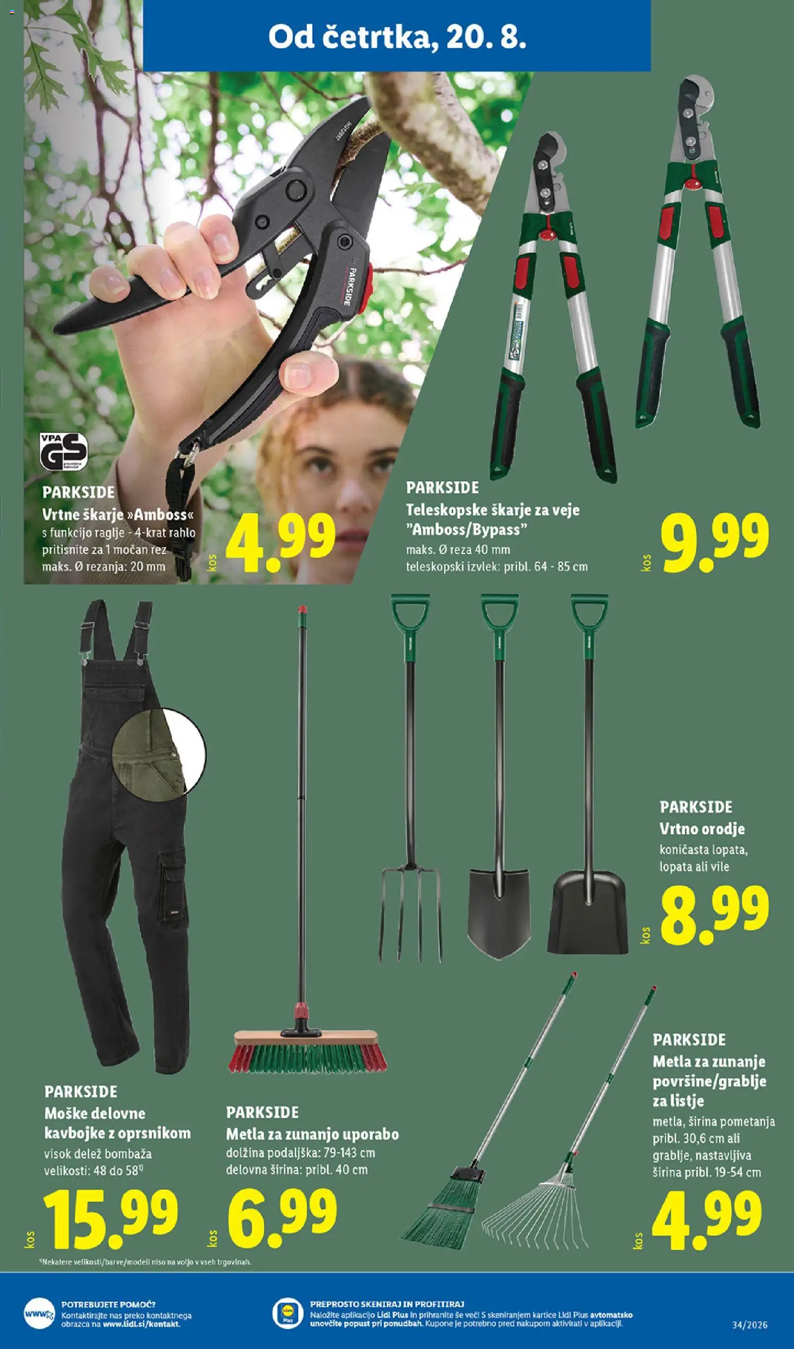 Novi Lidl katalog ponudbe – veljaven od 20.08.2026 | Stran: 29 | Izdelki: Orodje, Kavbojke