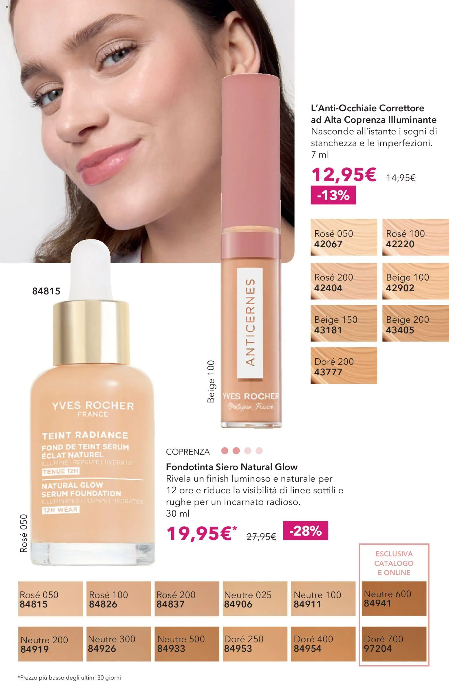 Volantino Yves Rocher del 31/08/2026 | Pagina: 66 | Prodotti: Illuminante, Fondotinta, Basso, Correttore