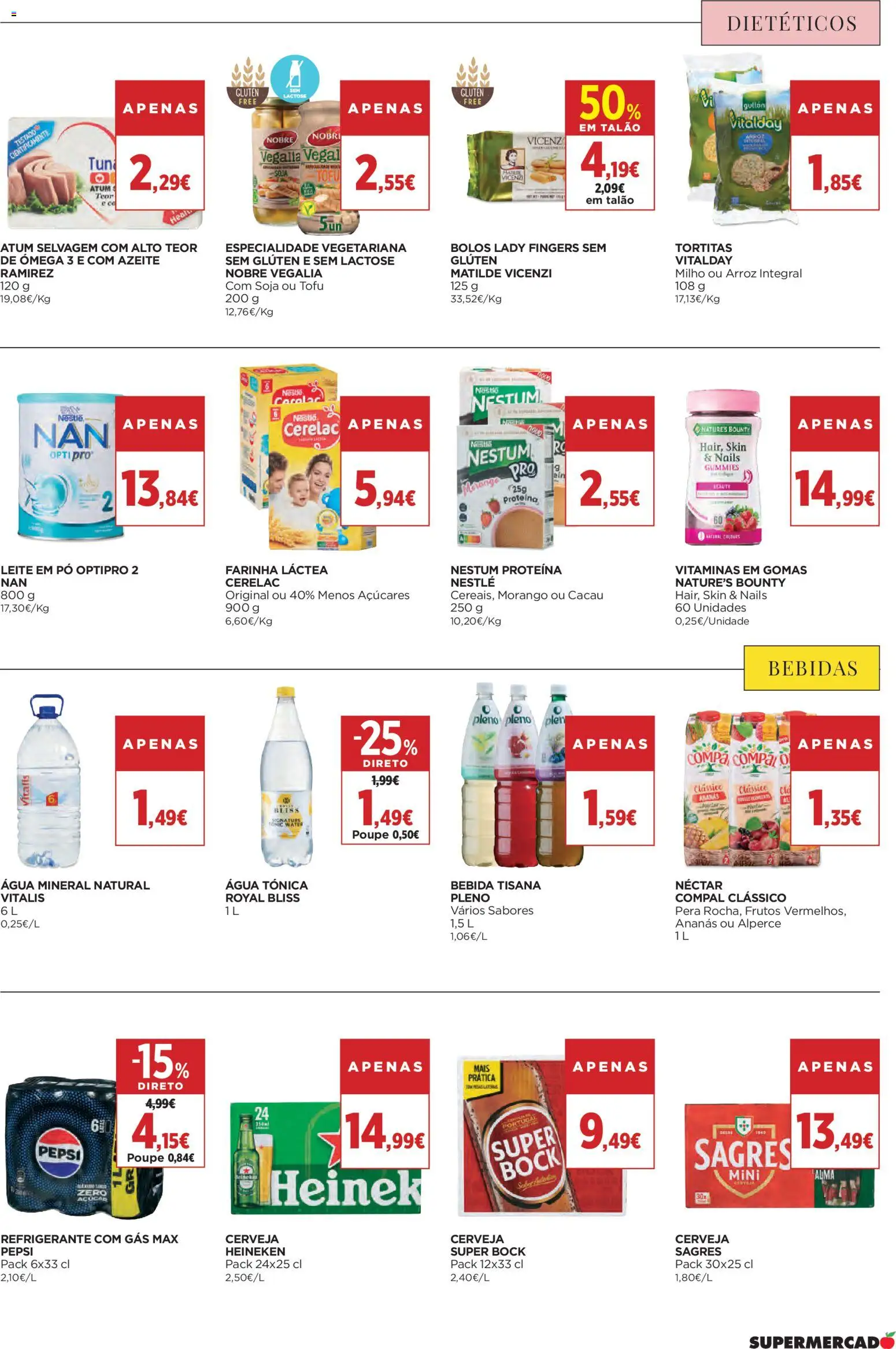El Corte Ingles folheto │ válido de 21/08/2026 | Página: 27 | Produtos: Farinha láctea, Ómega, Cerveja, Arroz