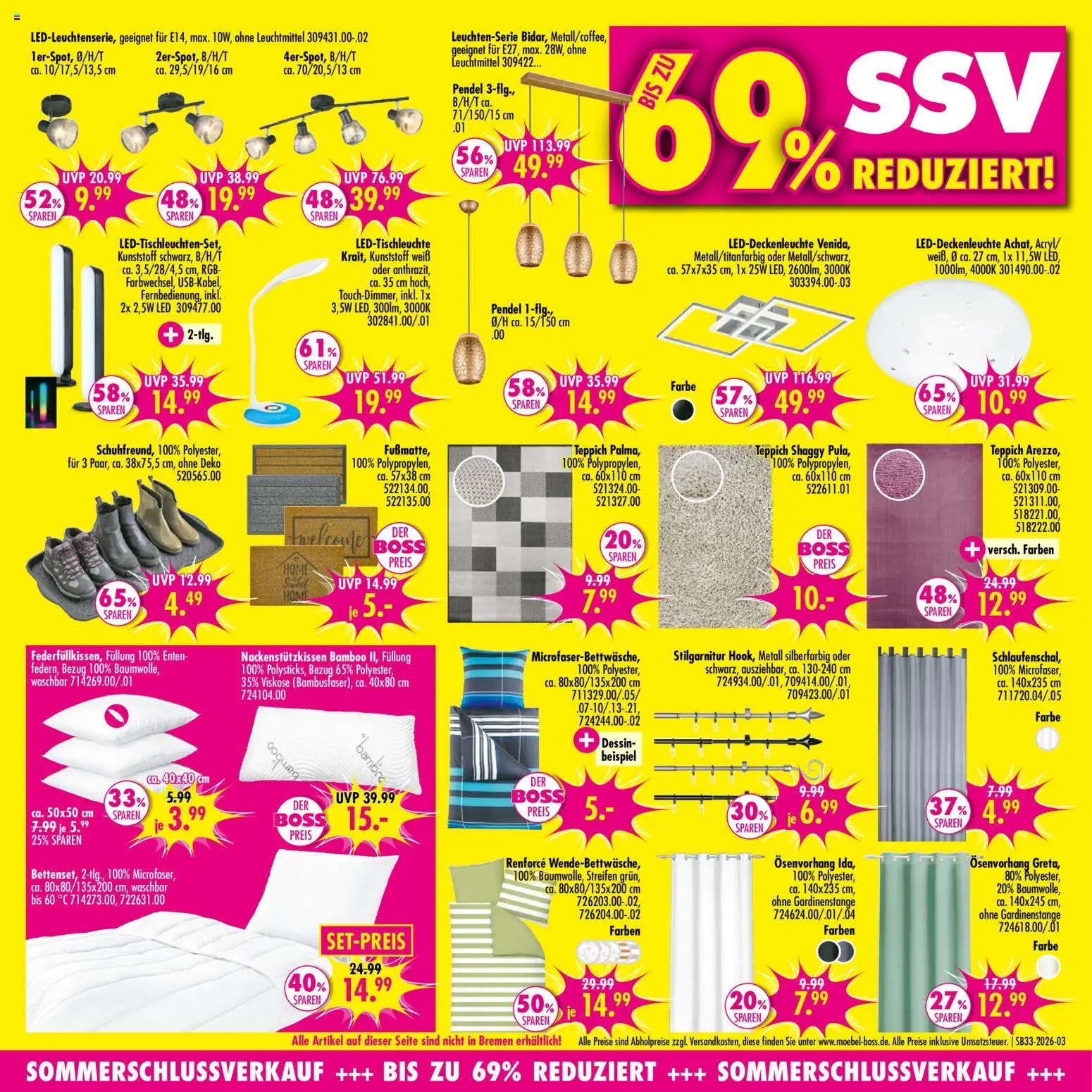 SB Möbel Boss Prospekt – gültig ab 08.08.2026 | Seite: 3 | Produkte: Teppich