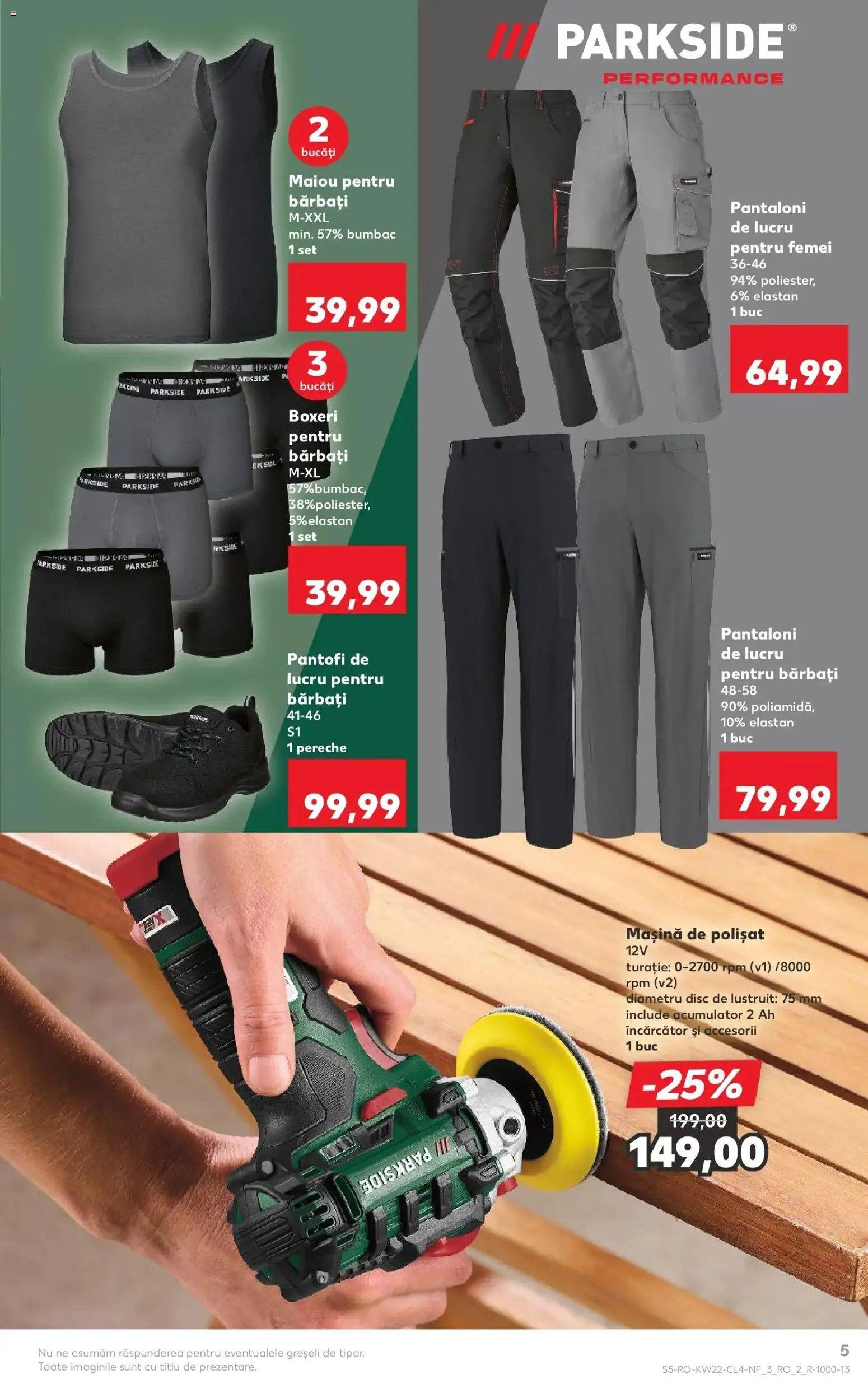 Noul catalog Kaufland – valabil de la 27.05.2026 | Pagină: 5 | Produse: Încărcător, Pantofi, Maiou, Boxeri