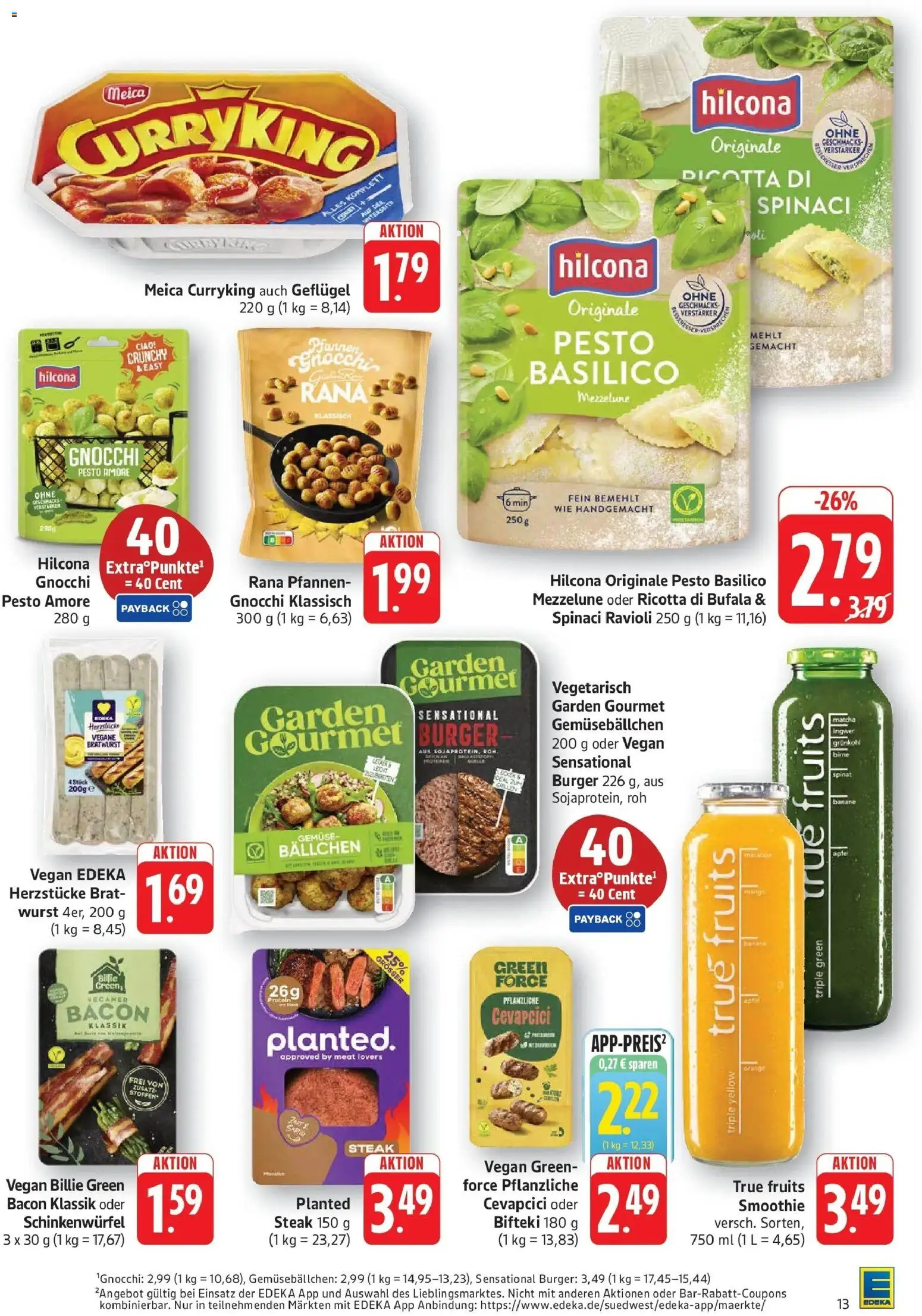 Edeka prospekt Pirmasens – gültig ab 08.06.2026 | Seite: 13 | Produkte: Bratwurst, Äpfel, Gemüse, Verstärker
