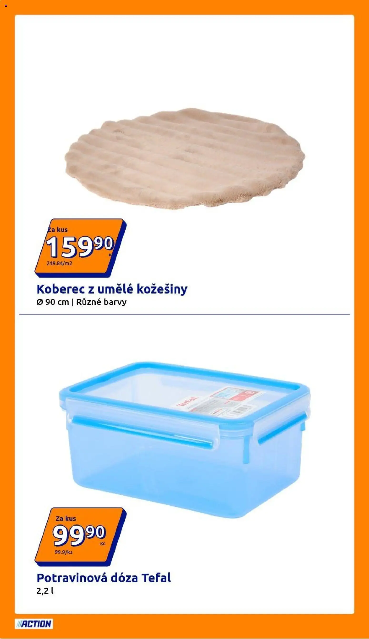Action leták od 19.08.2026 | Strana: 4 | Produkty: Dóza, Tefal, Koberec, Barvy