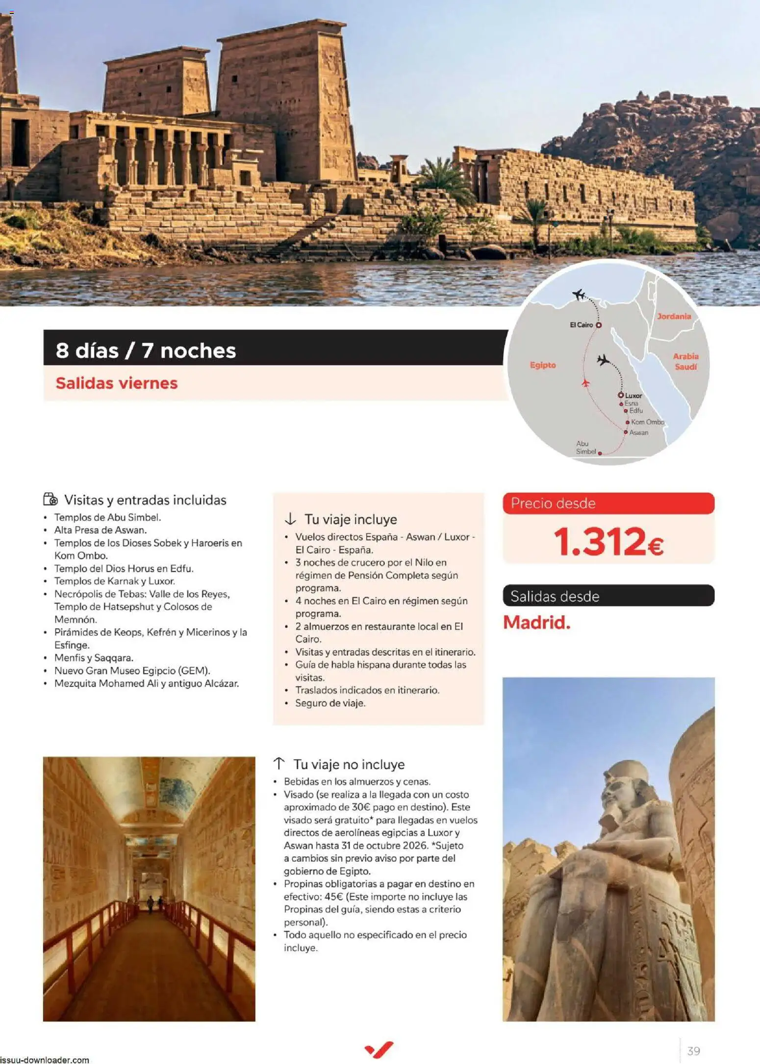 Halcón Viajes Egípto │ válido desde el 06/07/2026 | Página: 39