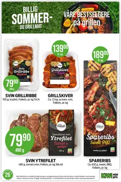 Forhåndsvisning av SVIN YTREFILET, 480 g, tomat/urter, Folkets gyldig fra 22/06/2026 | Side: 11