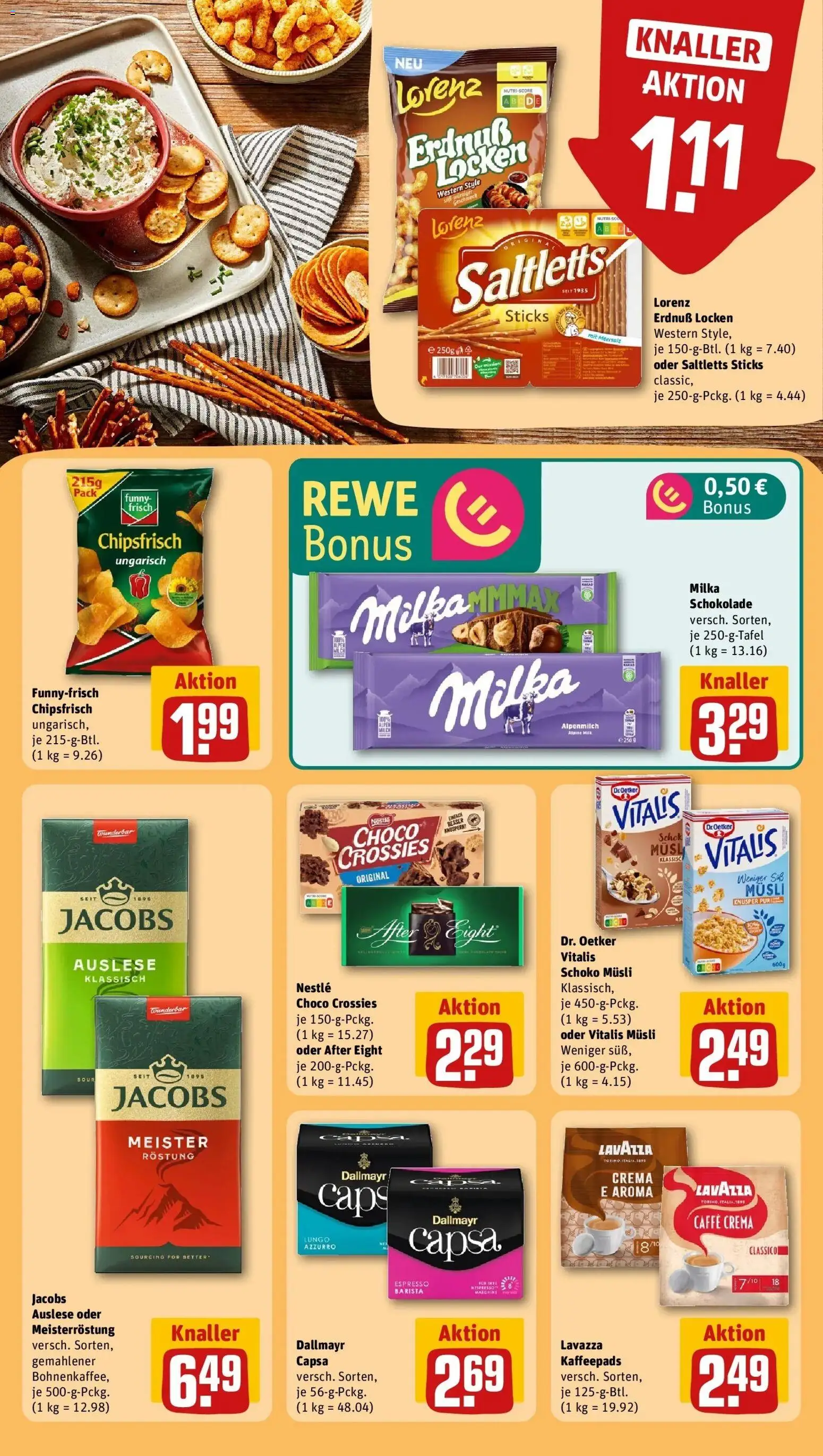 REWE Prospekt ab 04.05.2026 zum Blättern » Angebote | Seite: 29 | Produkte: Milka schokolade, Milka, Dallmayr, Dallmayr capsa