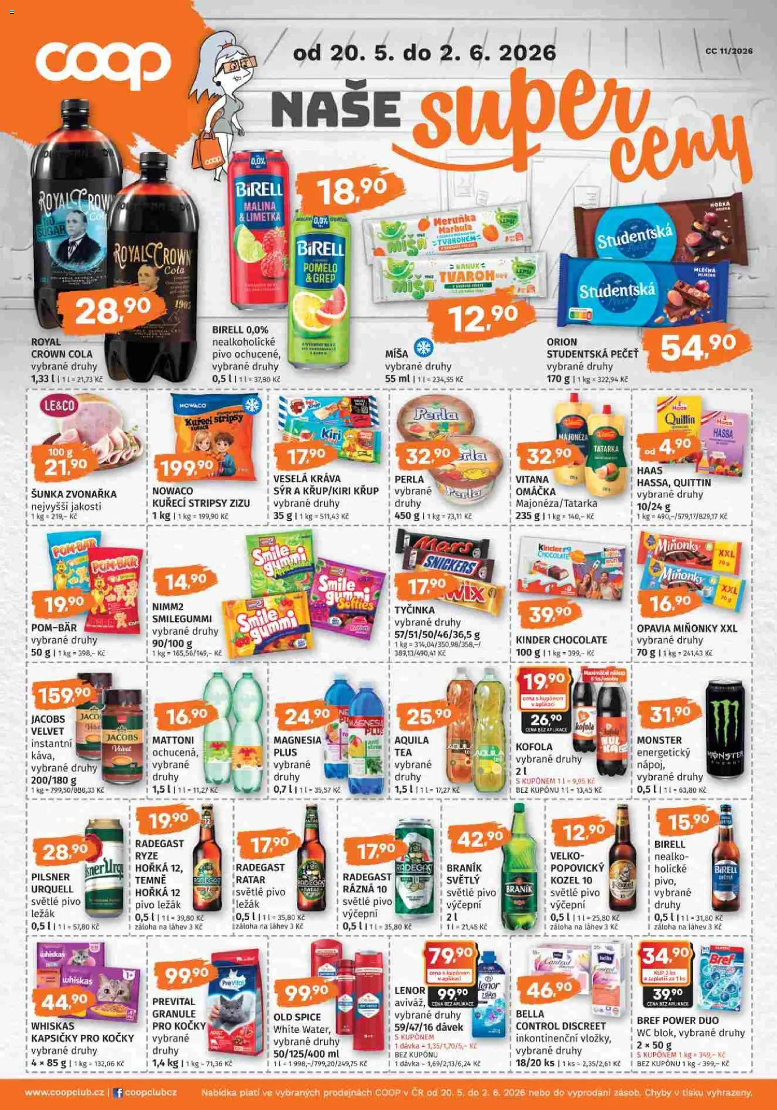 Konzum leták od 20.05.2026 | Strana: 4 | Produkty: Pomelo, Birell, Káva, Rýže