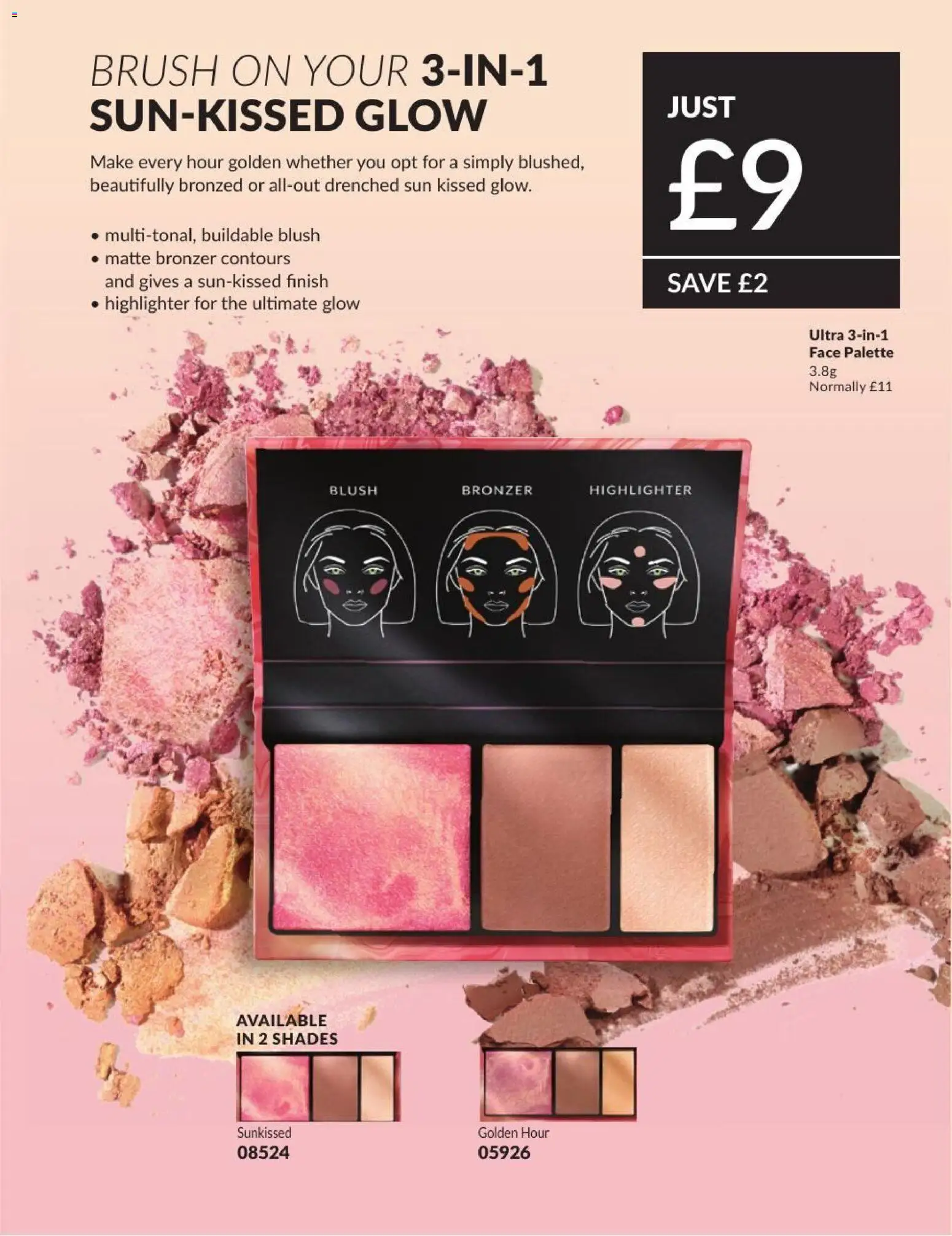 {H1} | Page: 22 | Products: Bronzer, Brush