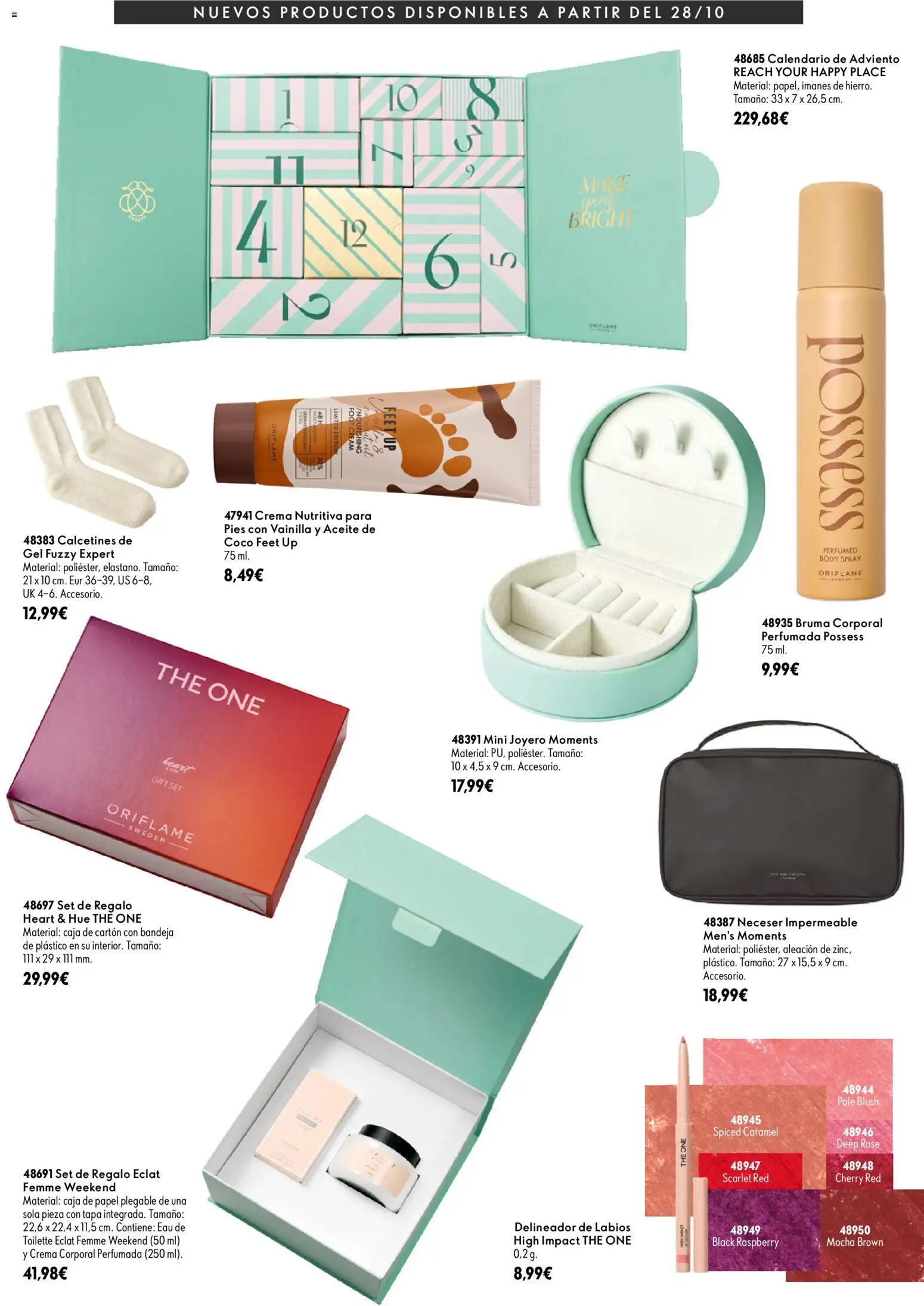 Oriflame Todas las ofertas de Campaña 15 │ válido desde el 28/10/2026 | Página: 2 | Productos: Aceite, Coco, Calendario de Adviento, Delineador de labios