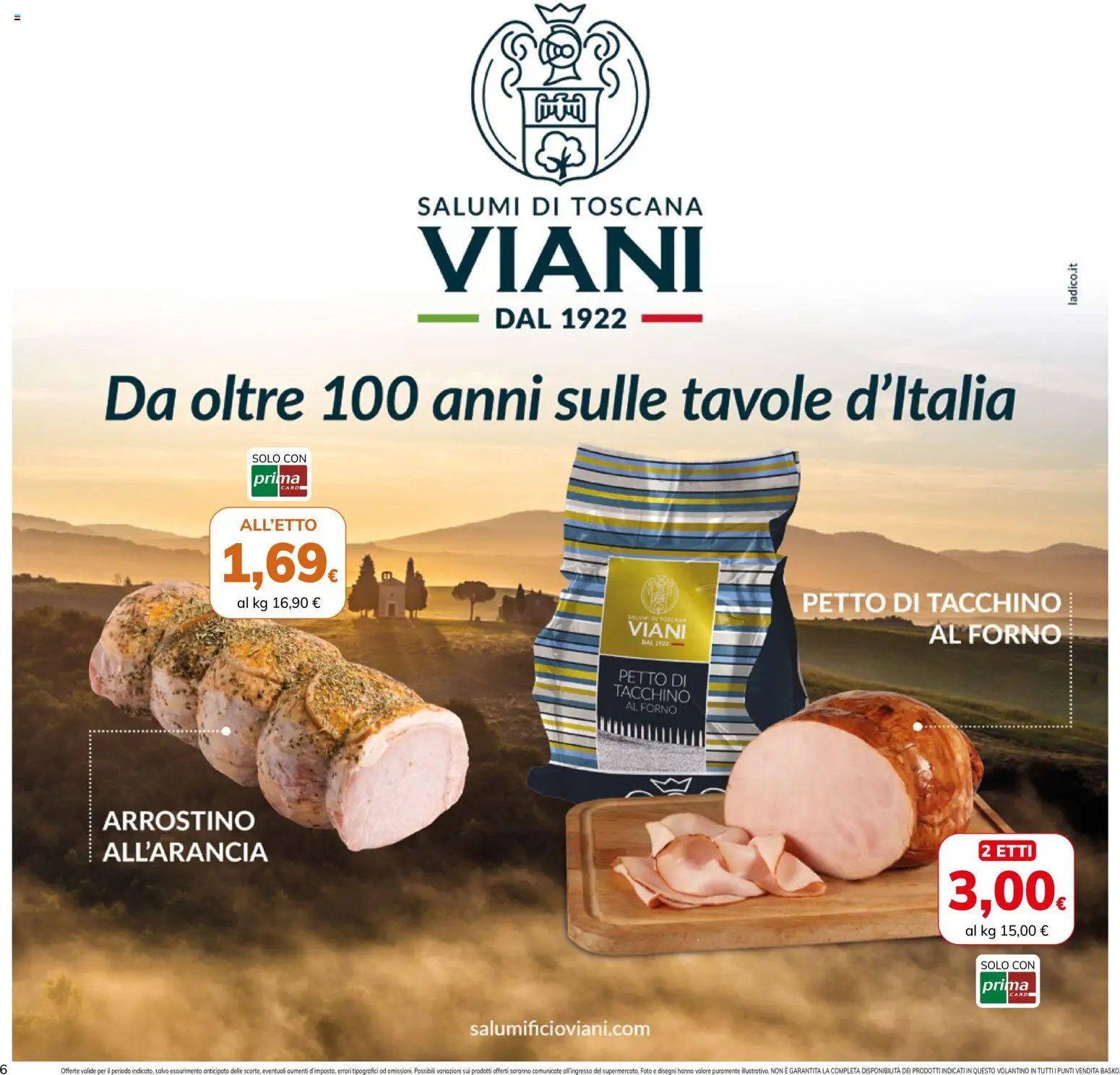 Volantino Basko del 21/08/2026 | Pagina: 6 | Prodotti: Tacchino, Petto di tacchino, Forno
