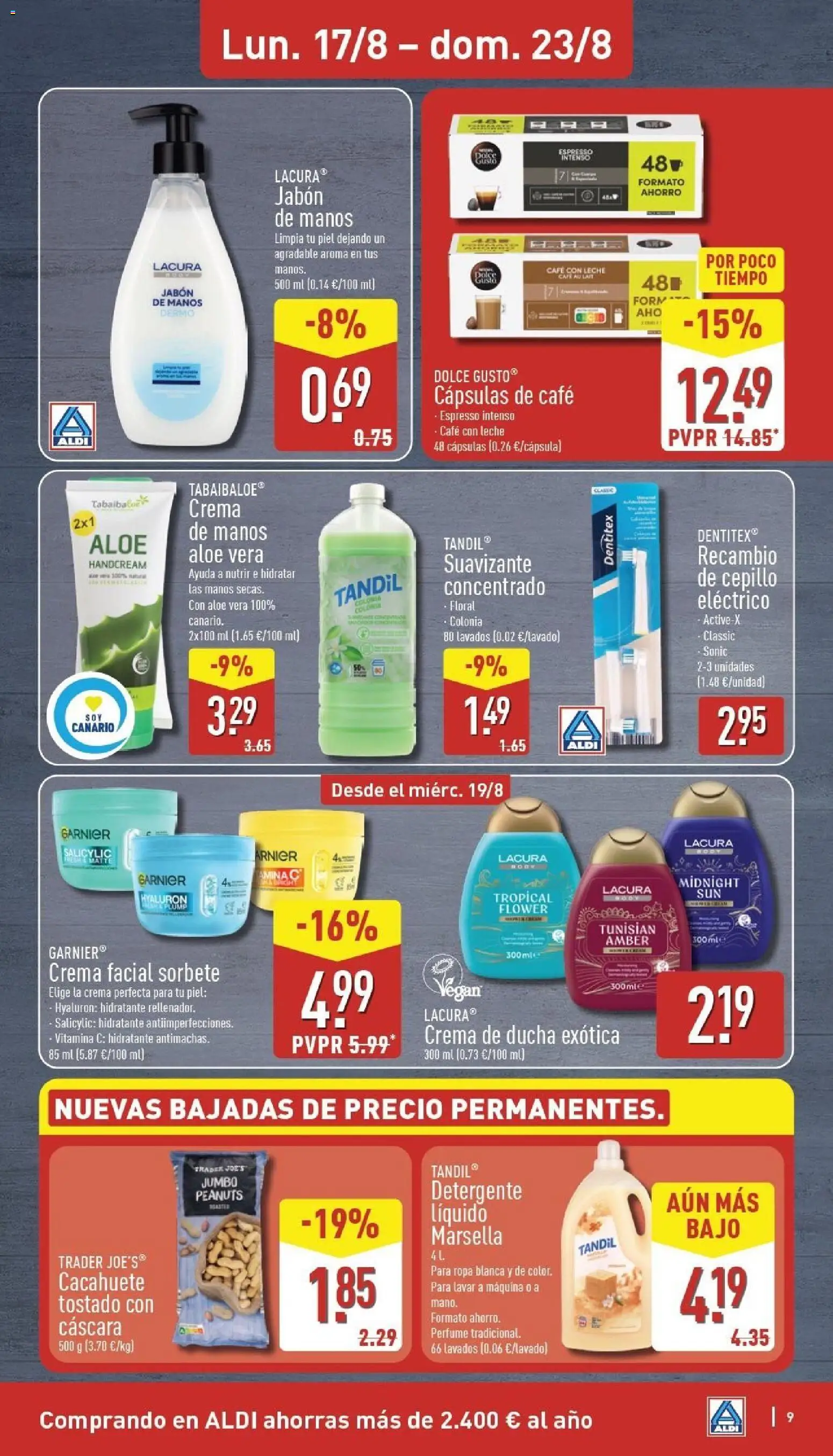 Aldi folleto Canarias │ válido desde el 17/08/2026 | Página: 9