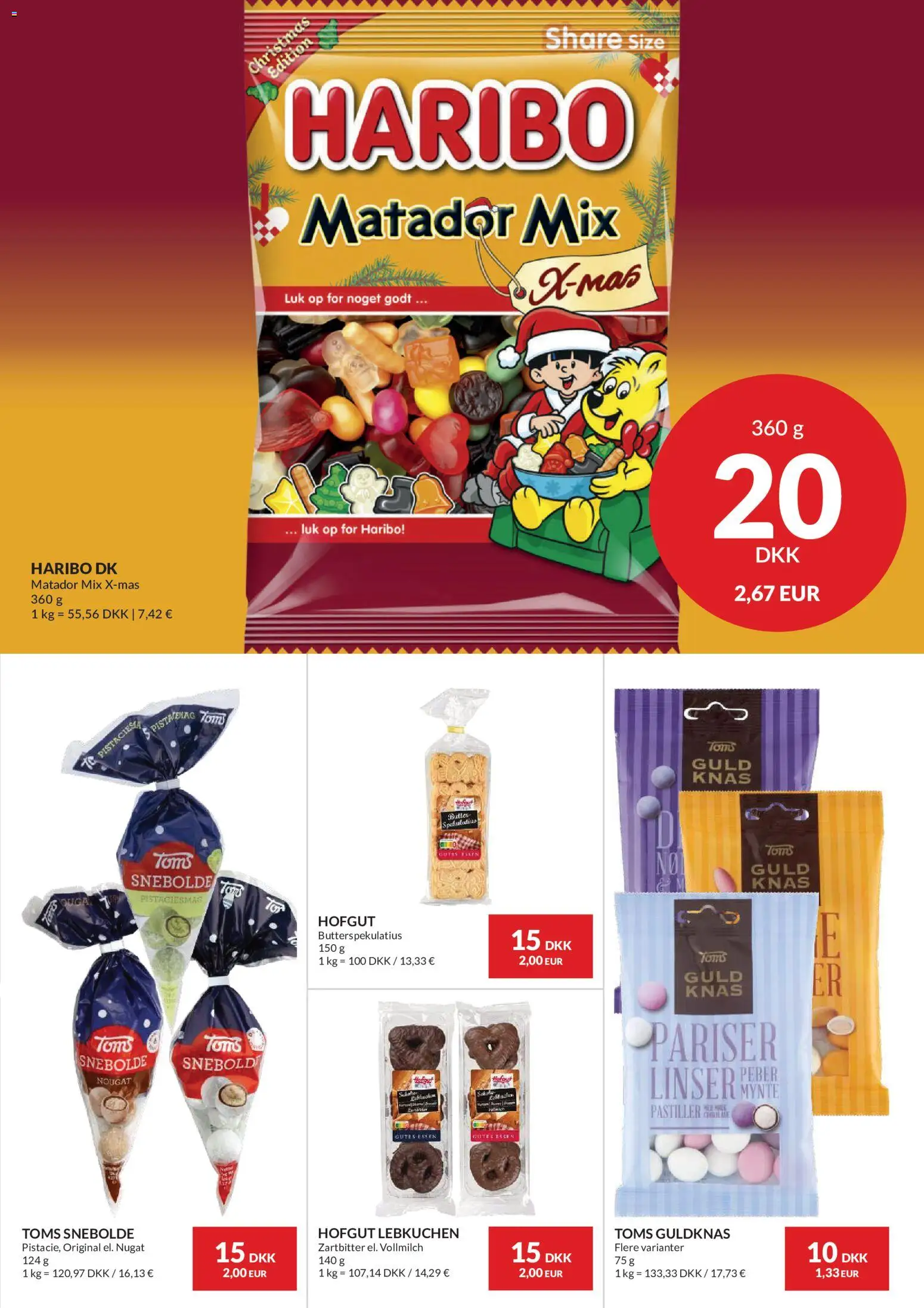 Nielsen Discount tilbudsavis – gyldig fra 01/10/2026 | Side: 15 | Produkter: Linser, Mynte, Nougat