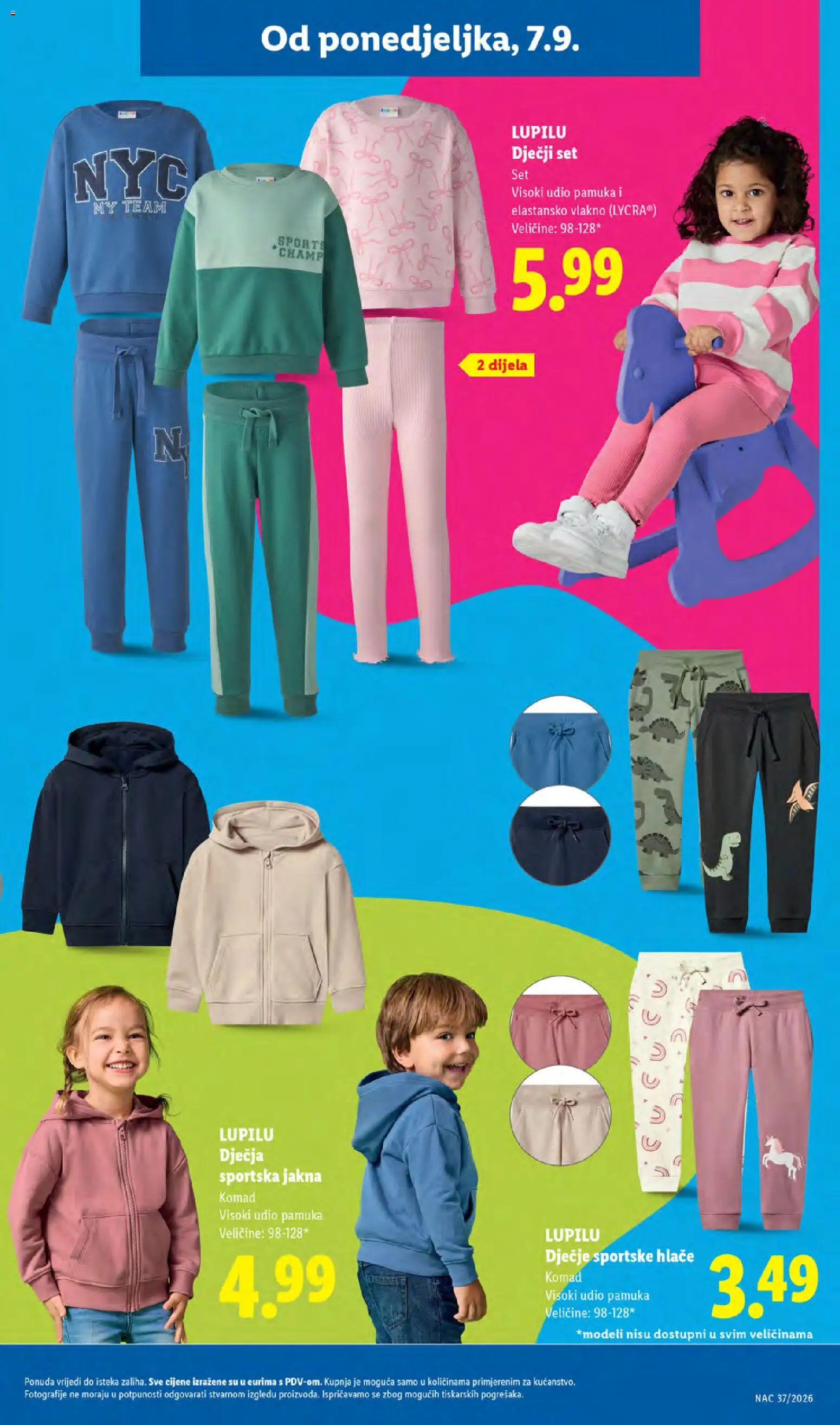 Lidl katalog | vrijedi od 07.09.2026 | Stranica: 39 | Proizvodi: Jakna, Hlače