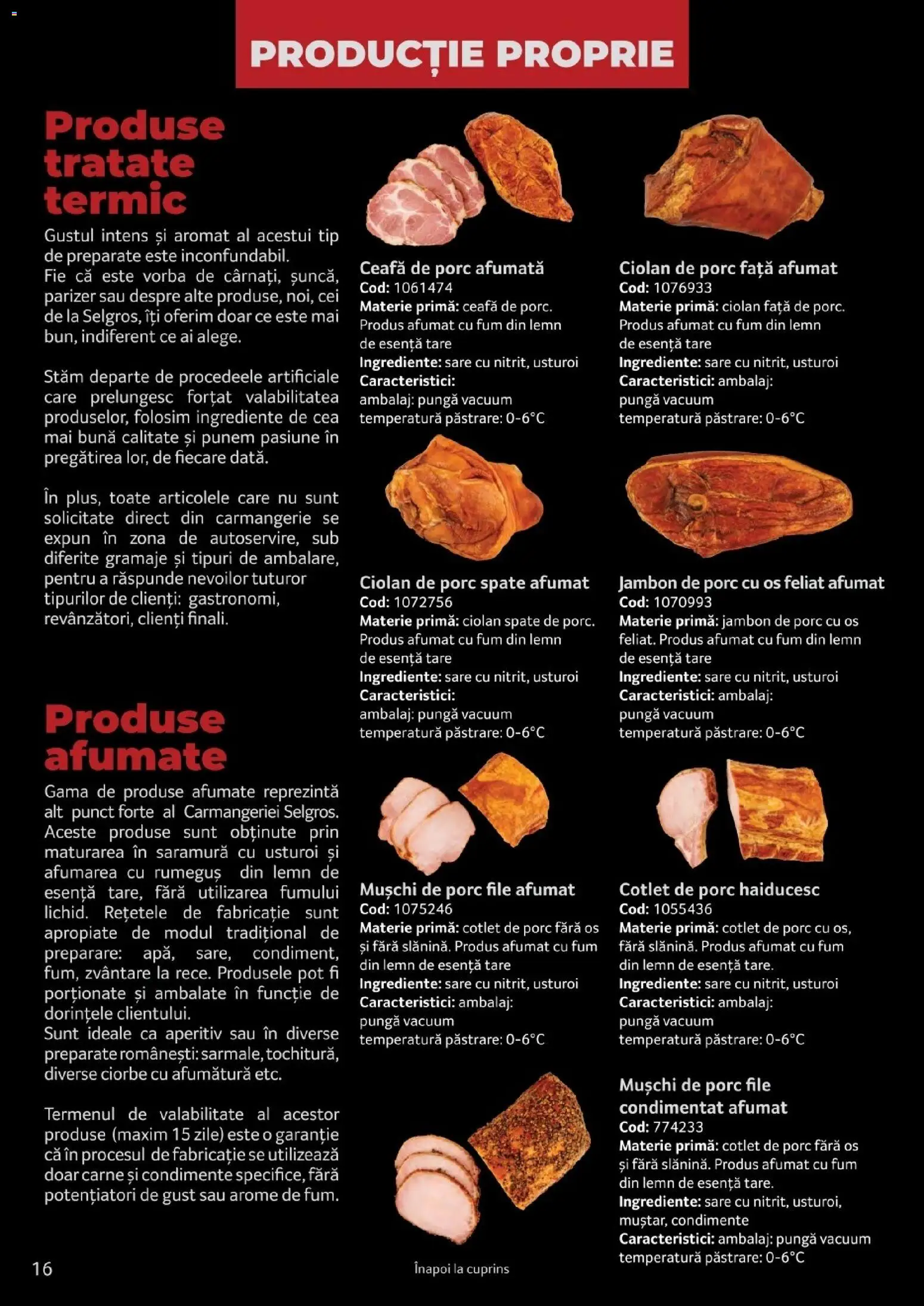 Noul catalog Selgros – valabil de la 25.03.2026 | Pagină: 16 | Produse: Pungă, Cotlet, Parizer, Condimente