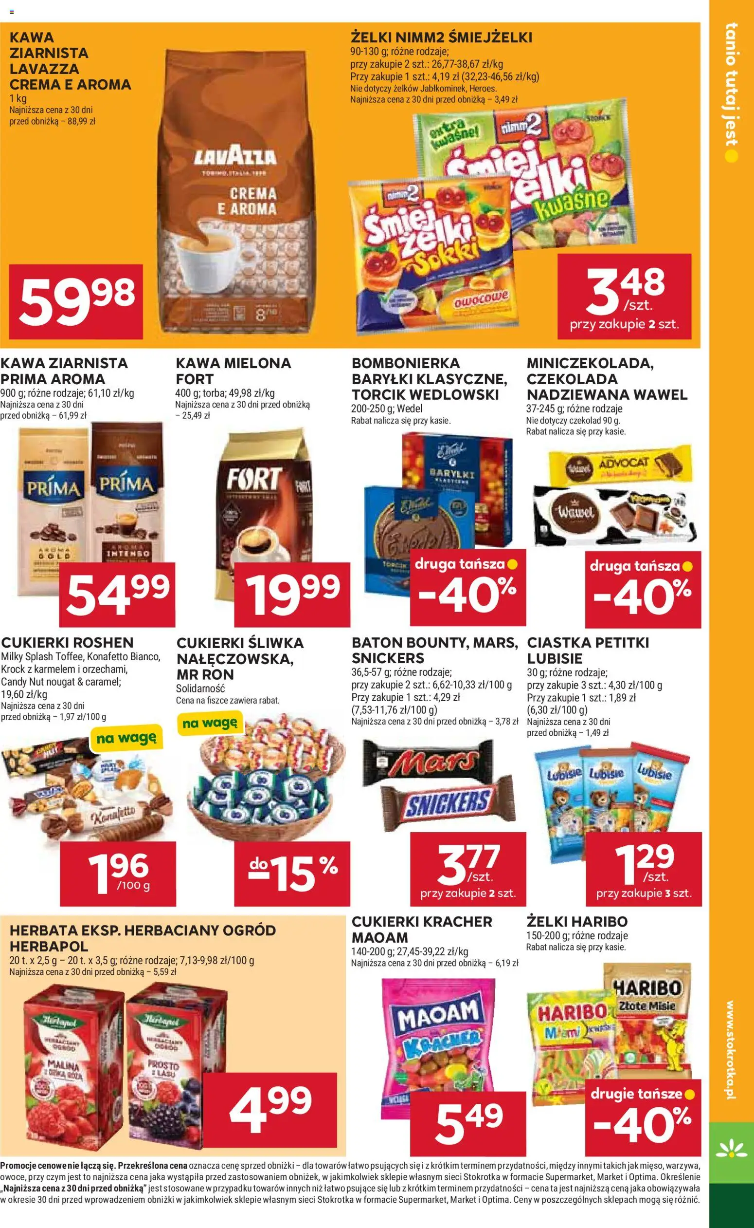 Stokrotka gazetka - Market od 29.10.2026 | Strona: 26 | Produkty: Baton, Żelki, Kawa, Czekolada