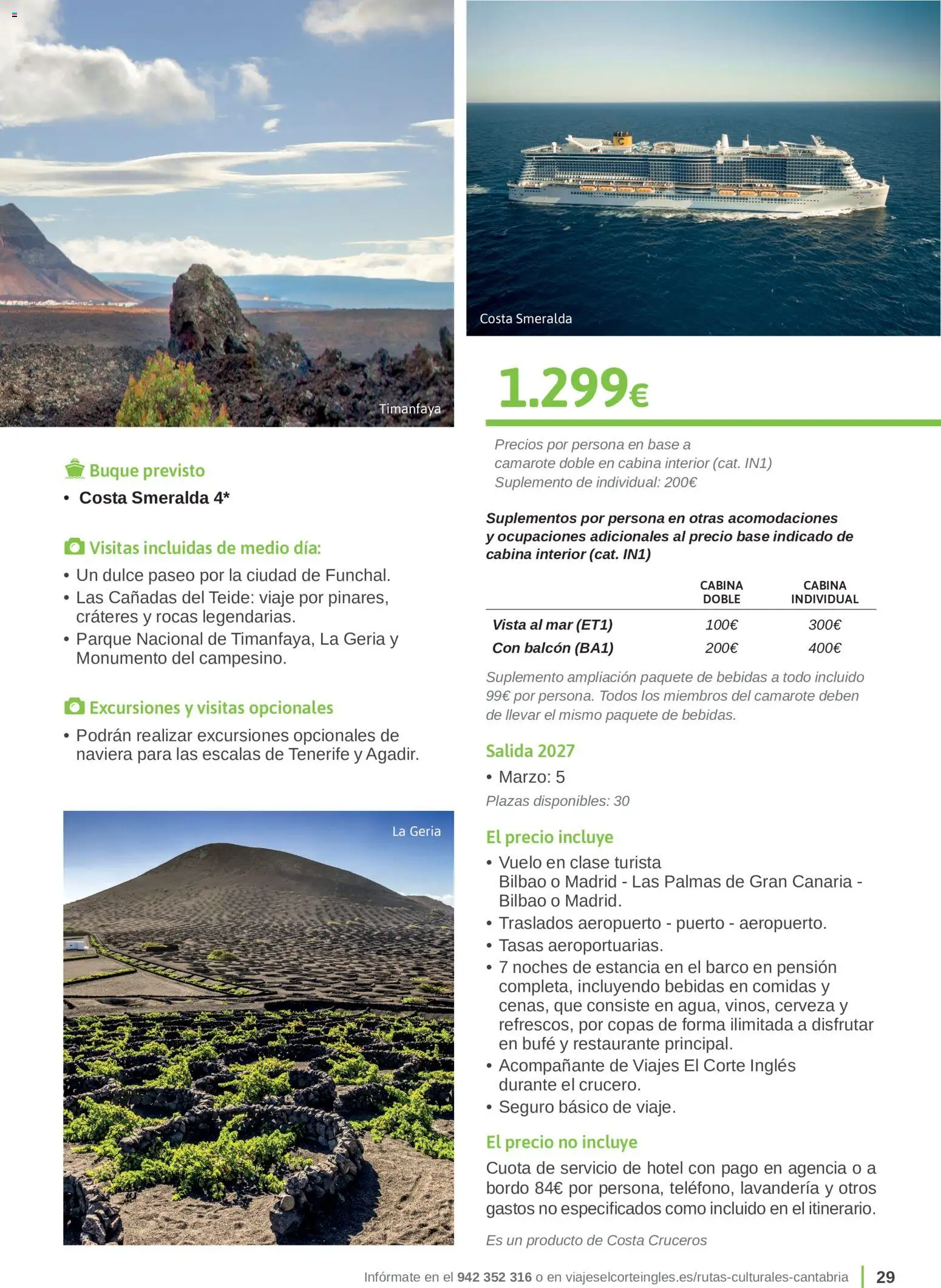 Viajes El Corte Inglés Rutas Culturales Cantabria │ válido desde el 01.05.2026 | Página: 29