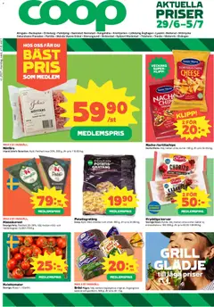 Coop erbjudanden - Förhandsvisning av reklamblad från butik Coop aktuell från 29/06/2026