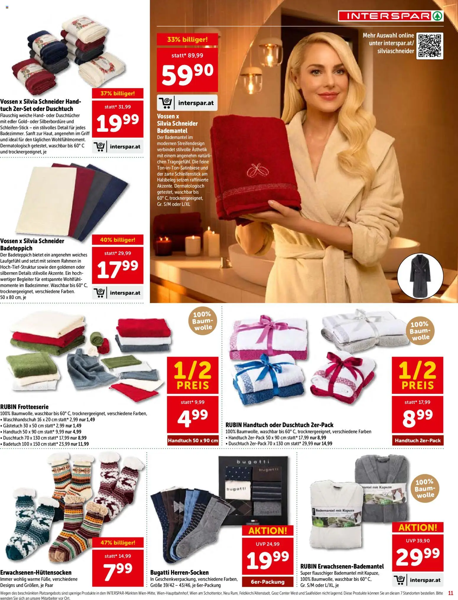 Interspar Geschenke - Paradies gültig ab 15.10.2026 | Seite: 11 | Produkte: Bademantel