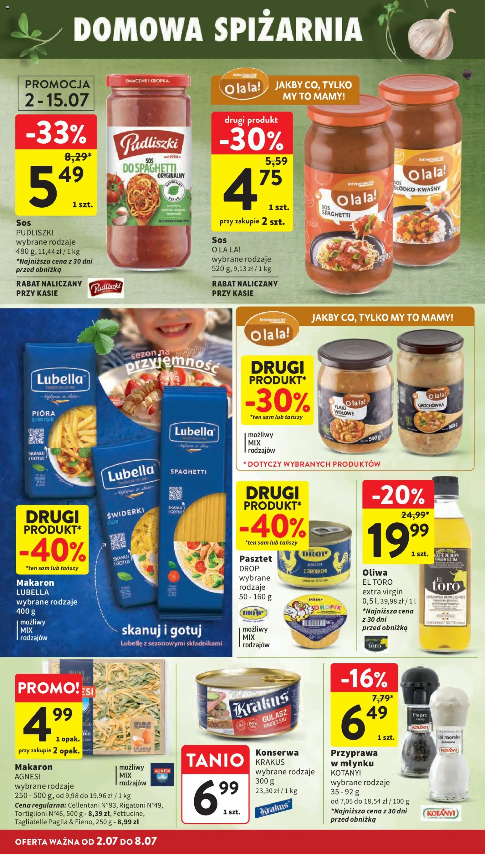 Intermarche gazetka od 02.07.2026 | Strona: 26 | Produkty: Sól morska, Gulasz, Sól, Pieprz