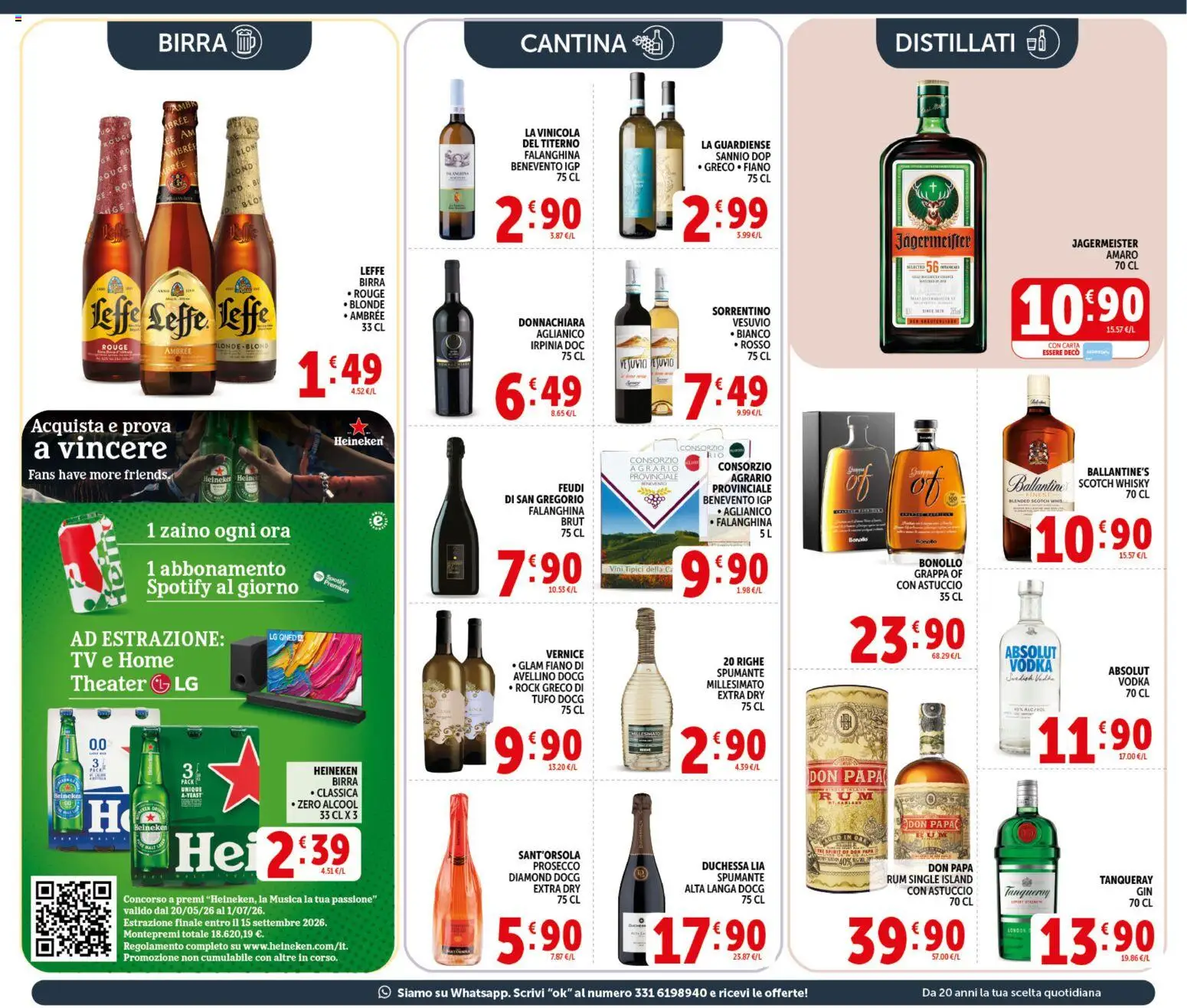 Volantino Decò del 20.05.2026 | Pagina: 17 | Prodotti: Vodka, Prosecco, TV, Astuccio