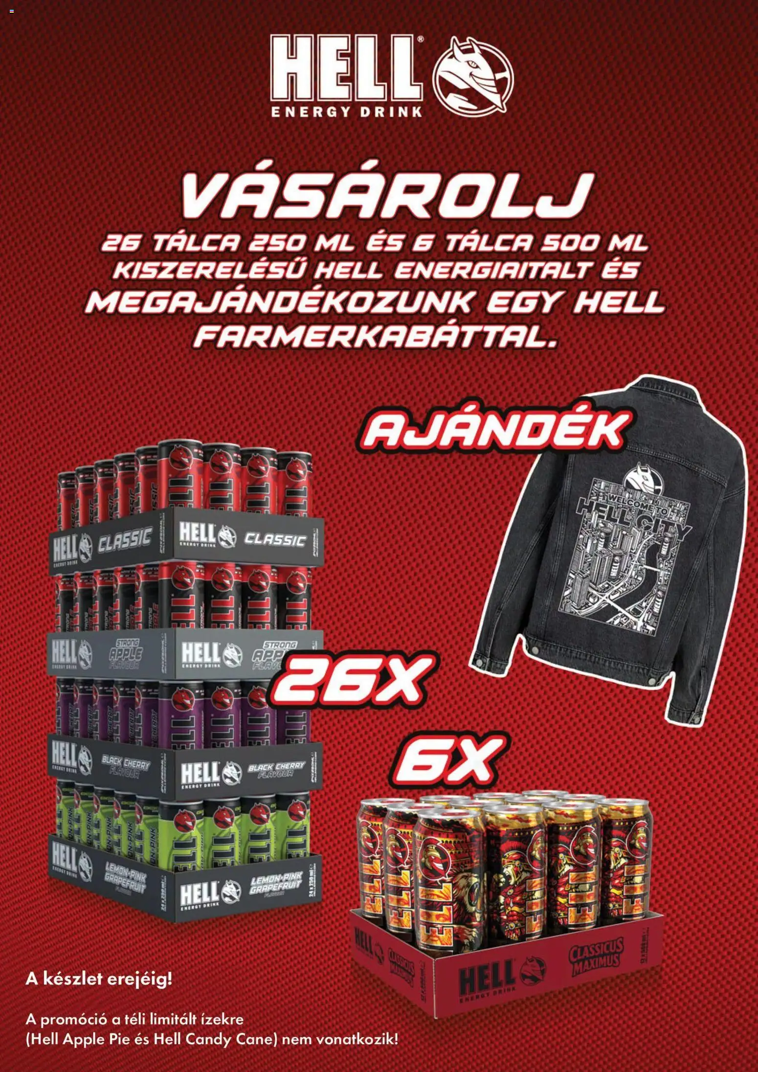 Vil-For akciós ujság - amely érvényes a következő dátumtól: 2026.10.01. | Oldal: 2 | Termékek: Energy drink, Tálca, Hell energy drink, Grapefruit