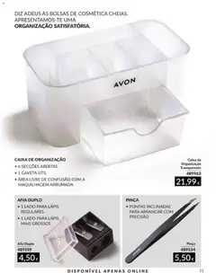 Pré-visualização Catálogo Avon Campanha 9 válido de 01/09/2026 | Página: 207 | Produtos: Pinça, Maquilhagem, Caixa