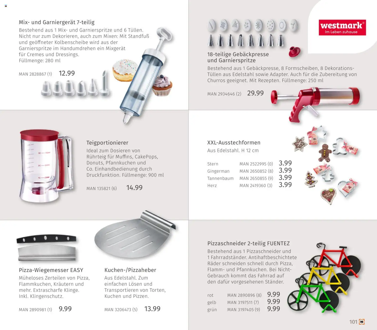 Müller Haushaltskatalog – gültig ab 01.10.2026 | Seite: 101 | Produkte: Pfannkuchen, Kuchen