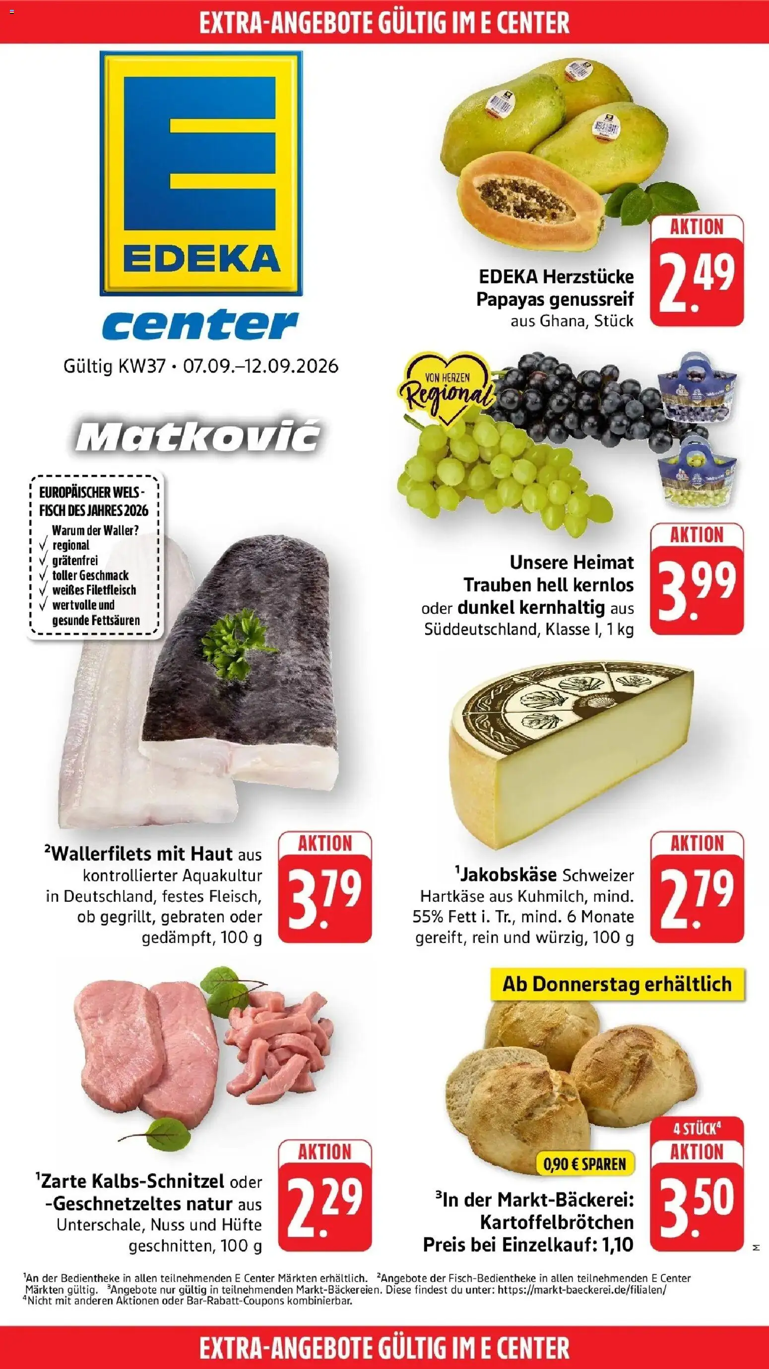 Edeka Prospekt Ditzingen (ab 07.09.2026) » Angebote Online | Seite: 41 | Produkte: Trauben, Fisch
