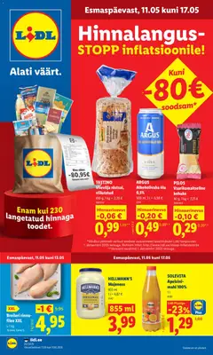 Lidl kliendilehe eelvaade alates 11.05.2026