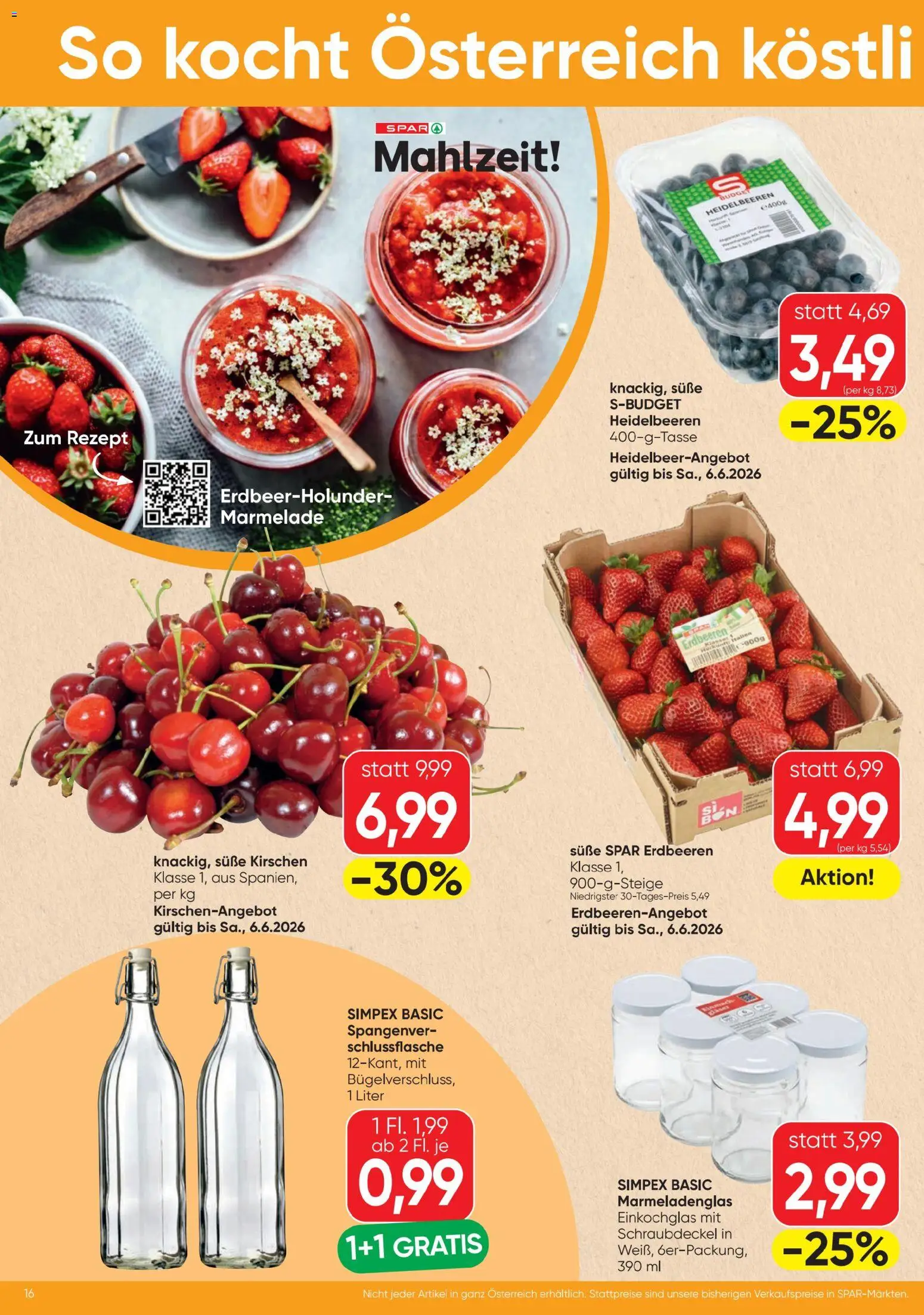 Spar Flugblatt gültig ab 03.06.2026 | Seite: 16