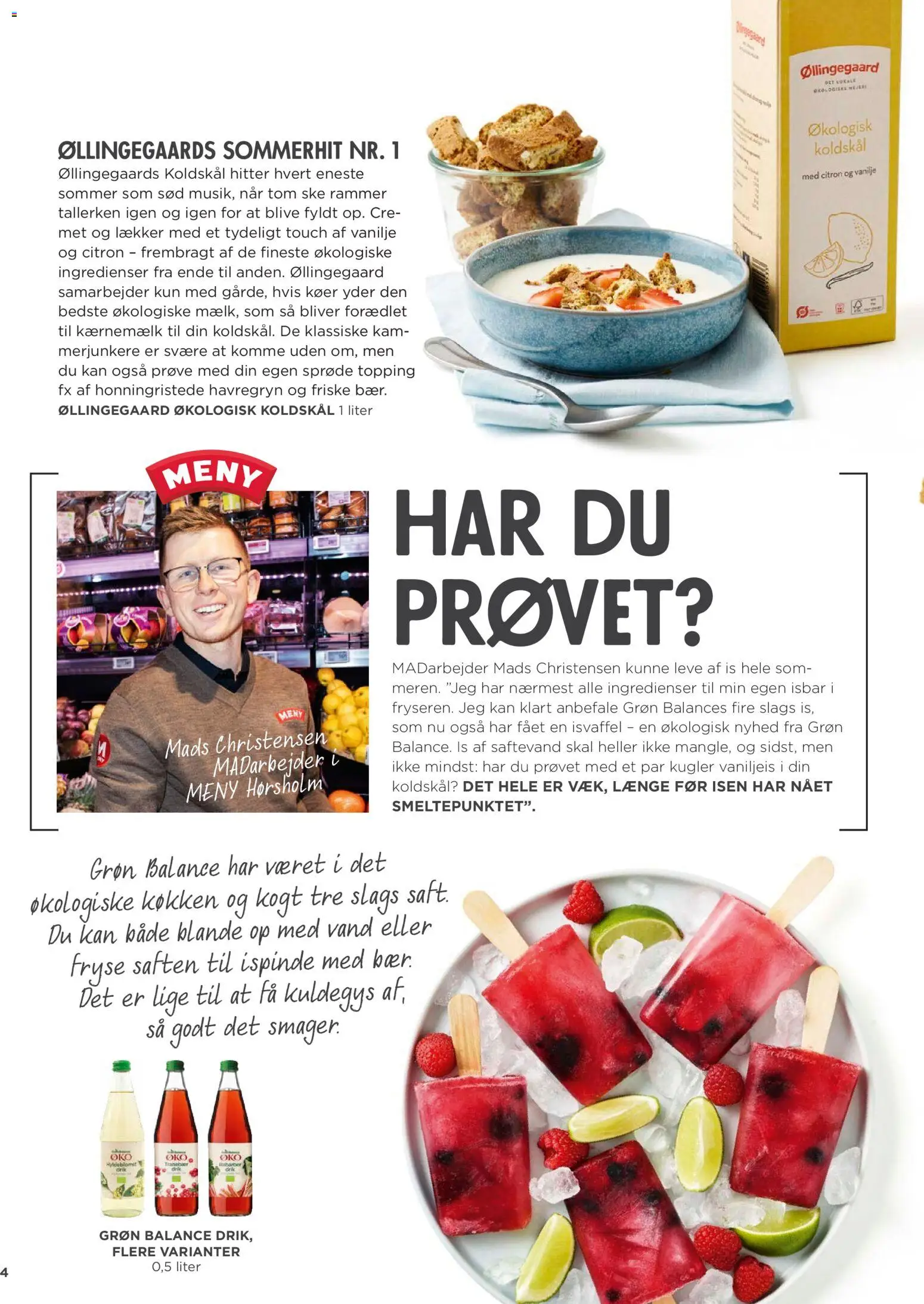 Meny tilbudsavis – gyldig fra 04.06.2026 | Side: 4 | Produkter: Rammer, Koldskål, Kærnemælk, Saftevand