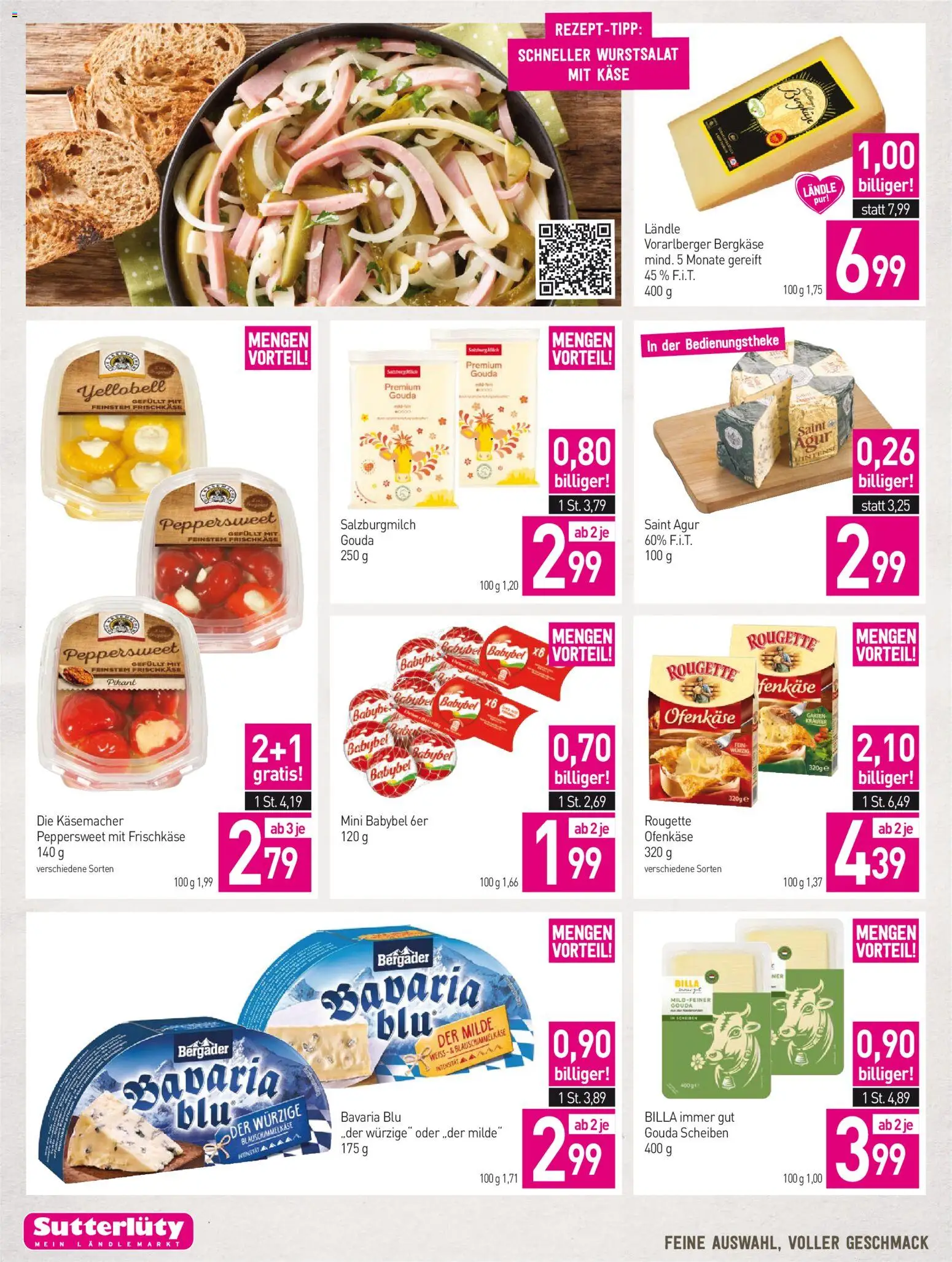 Sutterlüty Flugblatt gültig ab 22.10.2026 | Seite: 6 | Produkte: Käse