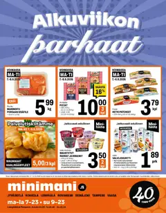Minimani-mainoslehti voimassa 07/09/2026 alkaen
