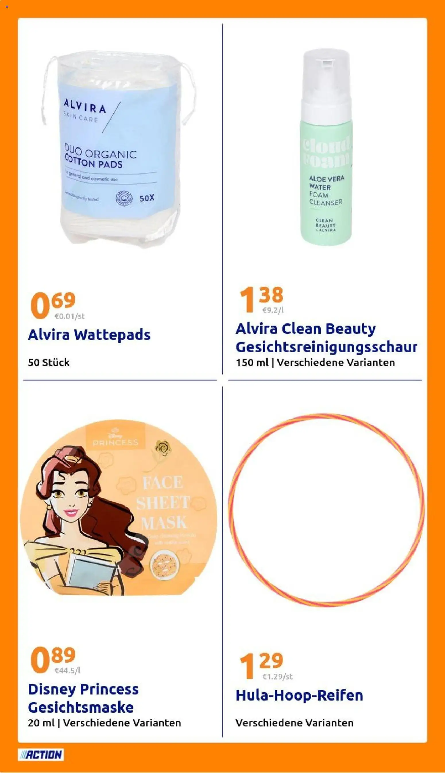 Action Prospekt – gültig ab 05.08.2026 | Seite: 20 | Produkte: Wattepads, Gesichtsmaske