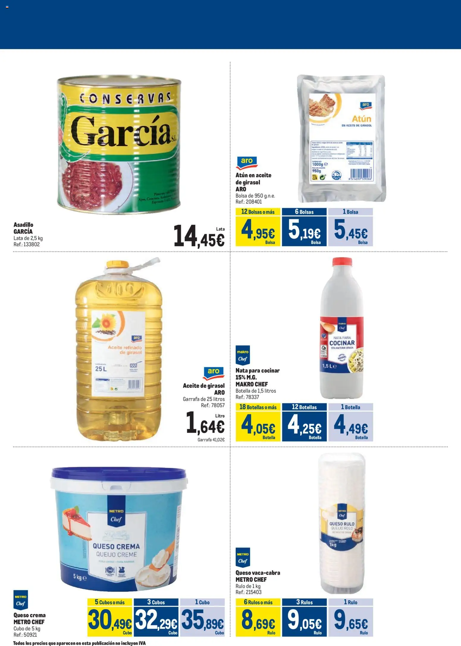 Makro Corpus Christi Toledo II │ válido desde el 21.05.2026 | Página: 2 | Productos: Πιατοθήκη, Queso, Aceite de girasol, Bolsa