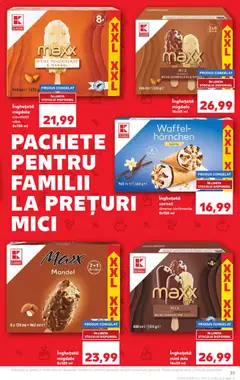 Ofertele Kaufland valabile de la 06.05.2026 | Pagină: 31 | Produse: Mici, Migdale, Ciocolată, Înghețată