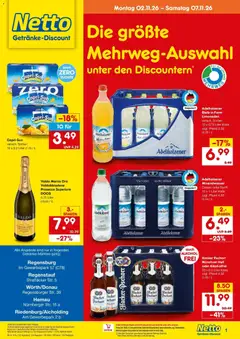 Netto Marken-Discount Prospekt Regenstauf ab 02.11.2026 gültig