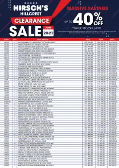 Hirsch's specials catalogue – valid from 20.06.2026