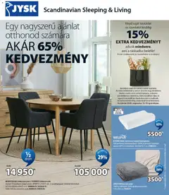 JYSK akciós újság - amely érvényes a következő dátumtól: 2026.08.12.
